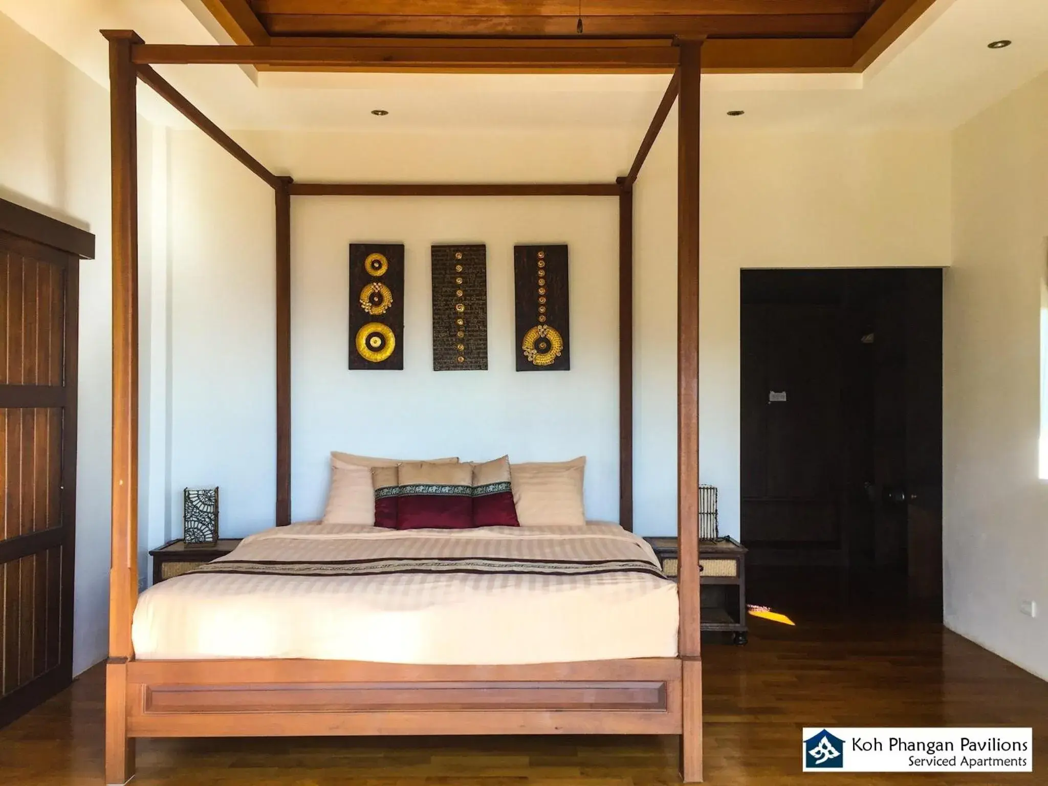 Bed in Koh Phangan Pavilions Serviced Apartments Bed in Koh Phangan Pavilions Serviced Apartments