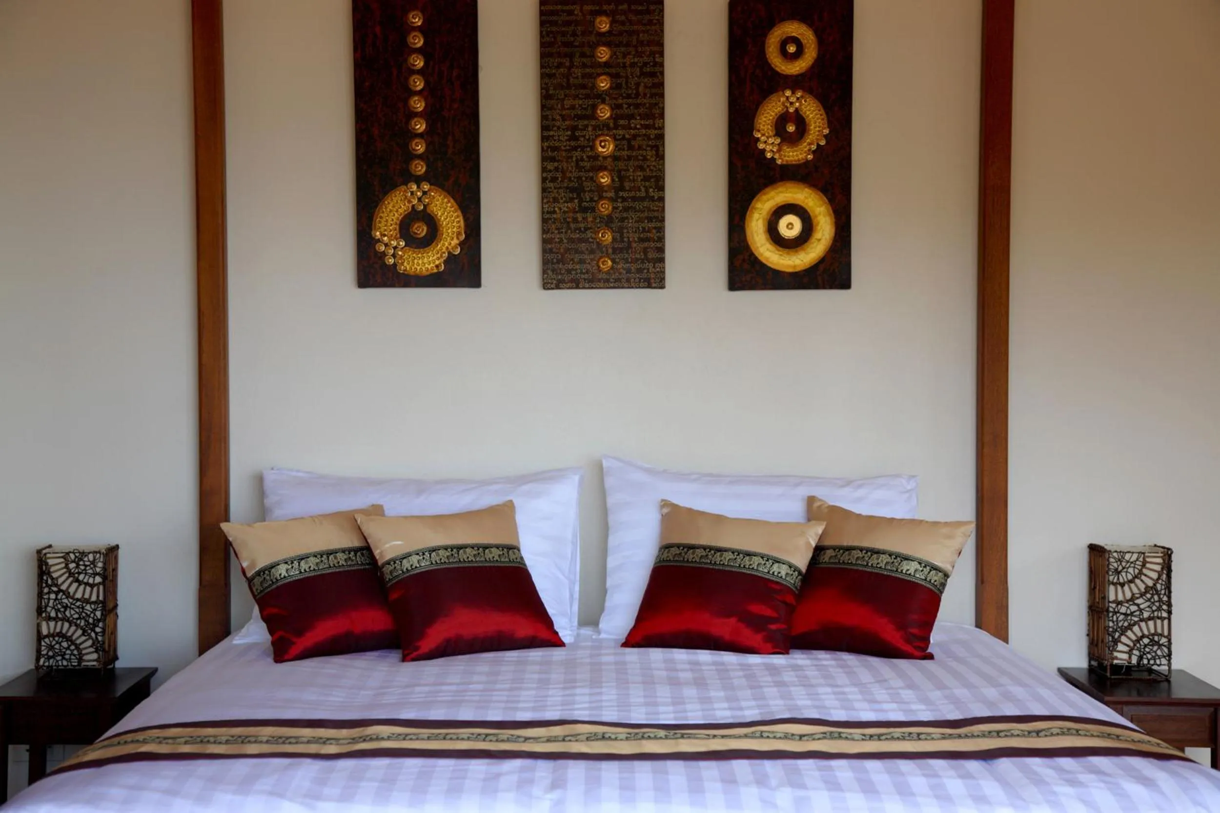 Bed in Koh Phangan Pavilions Serviced Apartments