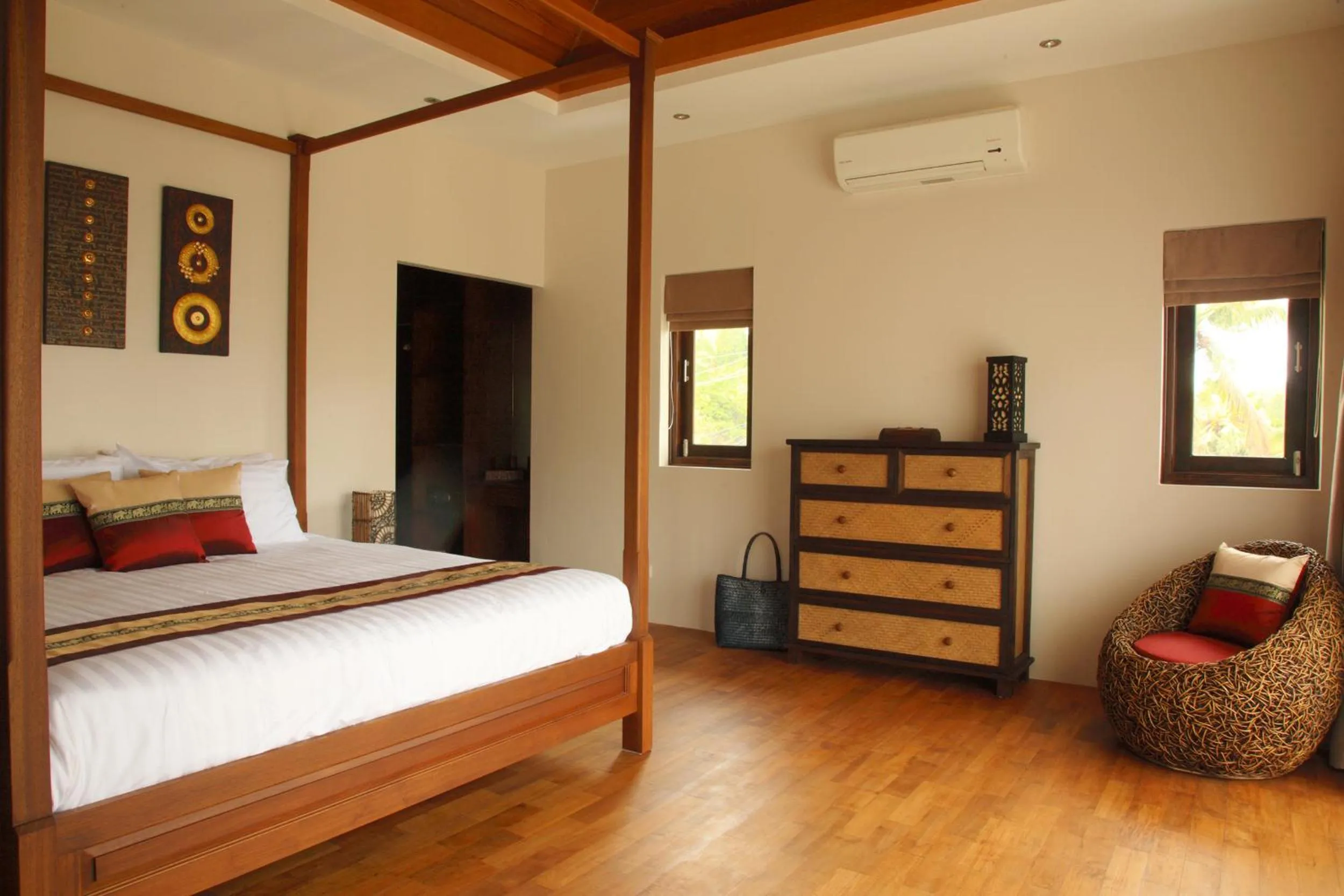 Bed in Koh Phangan Pavilions Serviced Apartments
