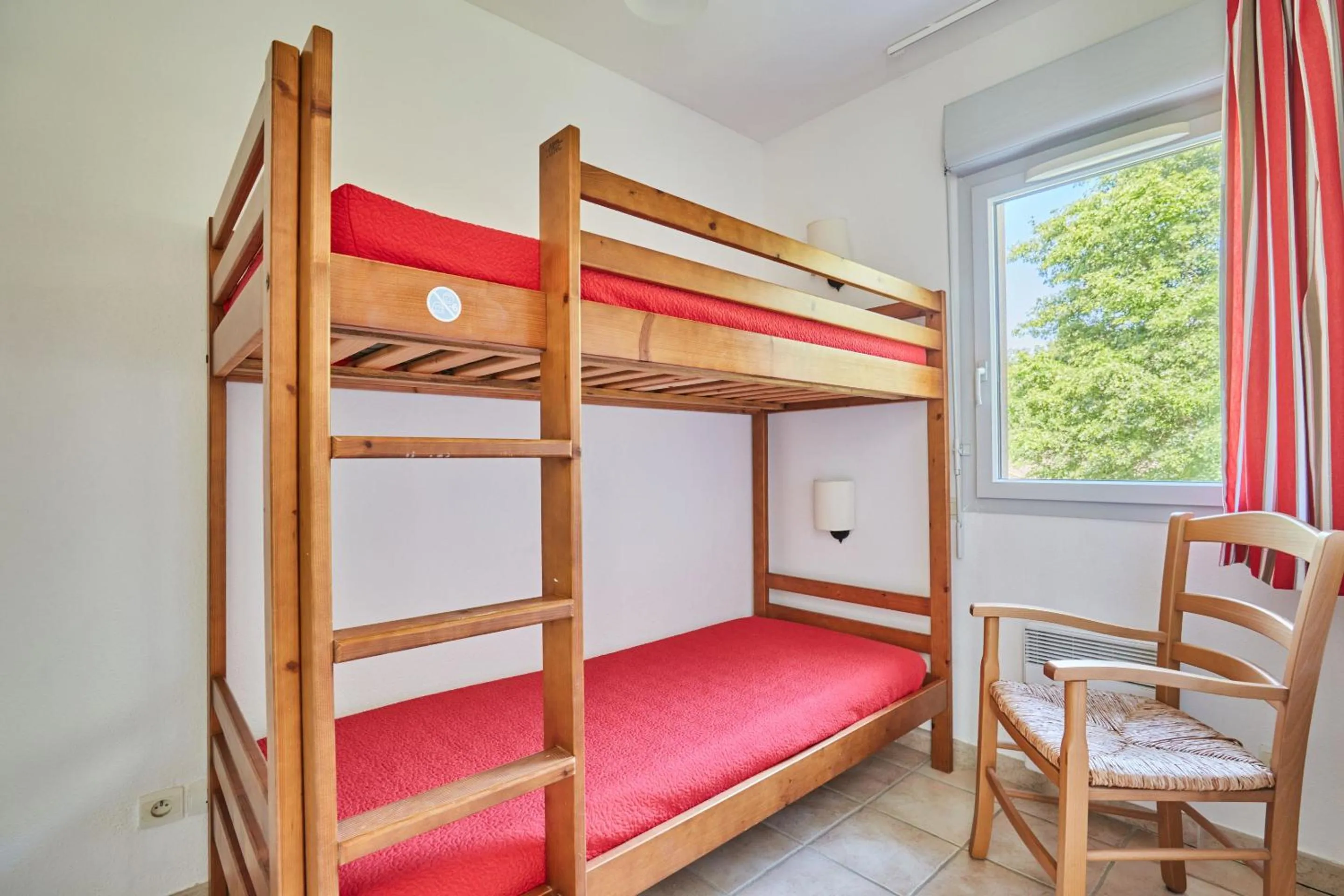 Bedroom, Bed in Résidence Odalys Le Hameau du Moulin