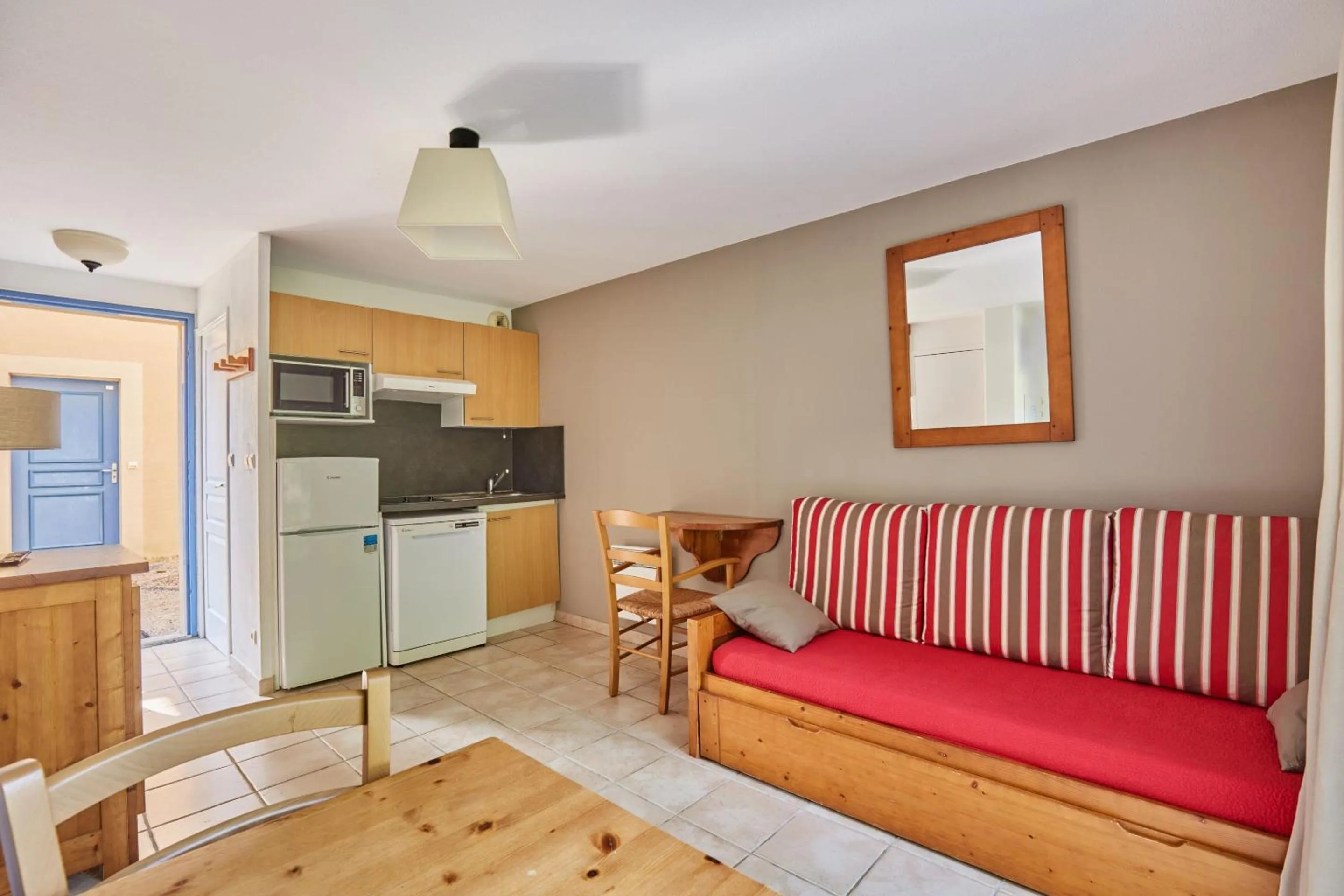 Seating area in Résidence Odalys Le Hameau du Moulin