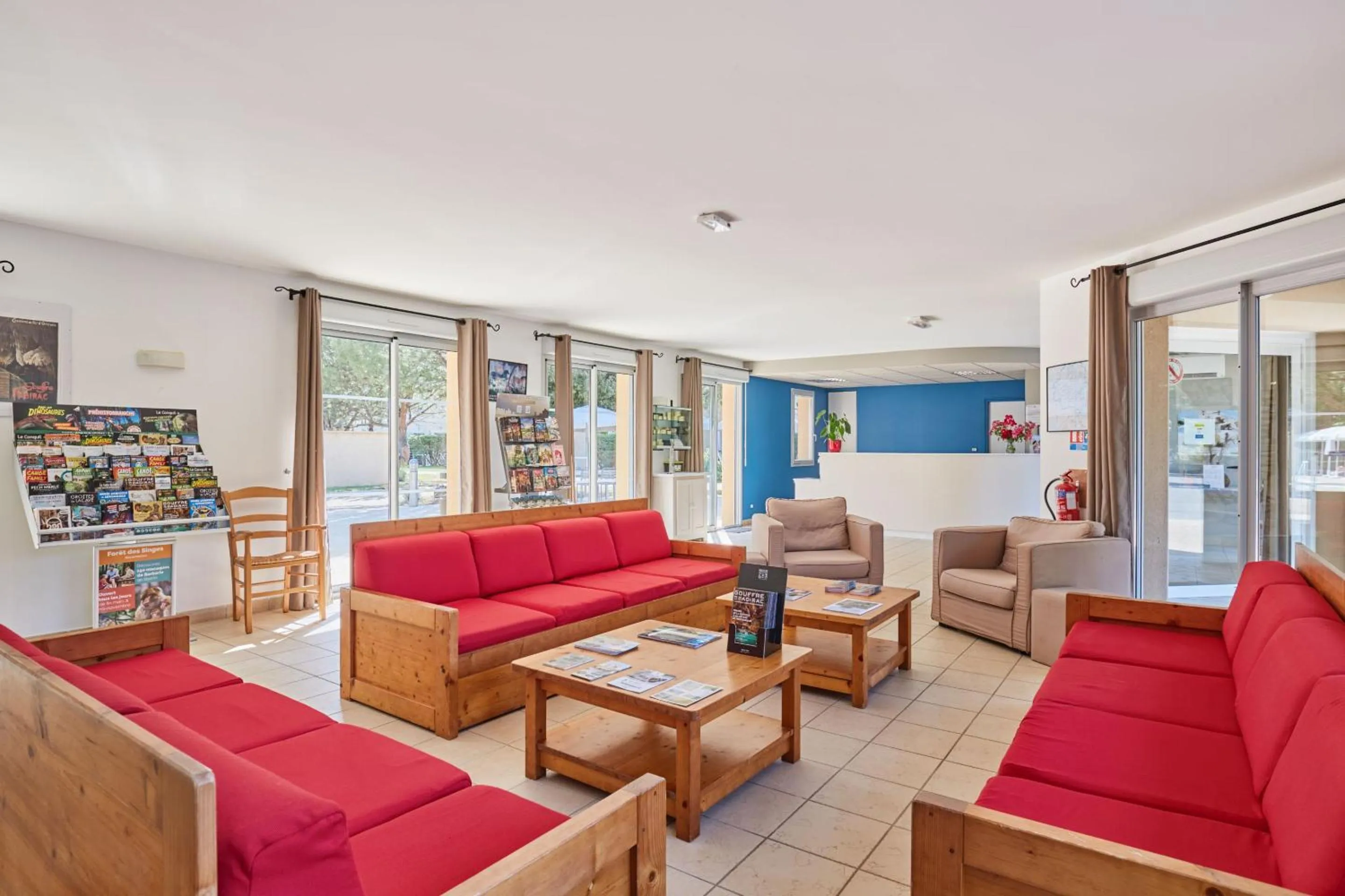 Lobby or reception in Résidence Odalys Le Hameau du Moulin