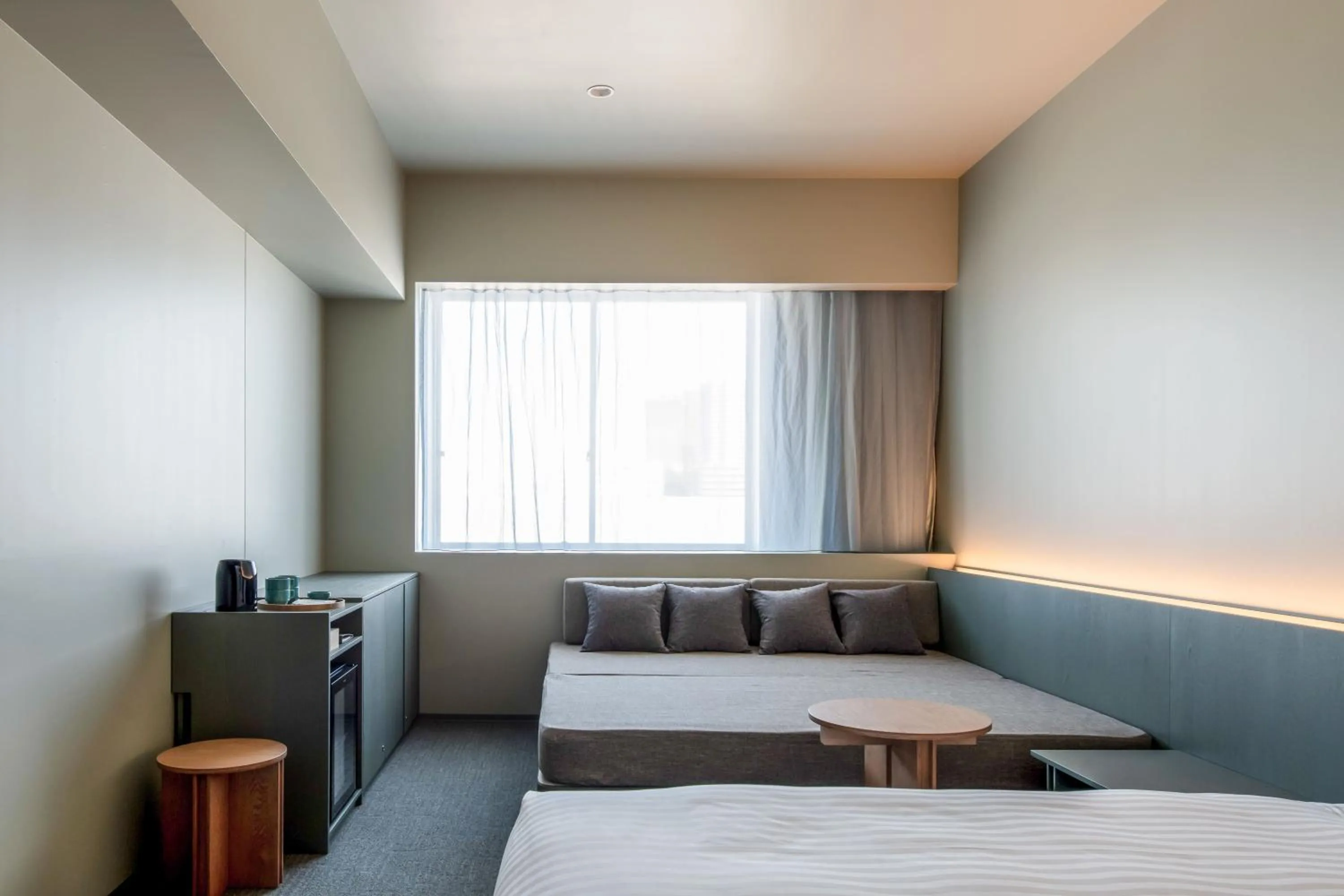 Photo of the whole room, Bed in KAIKA Tokyo by THE SHARE HOTELS