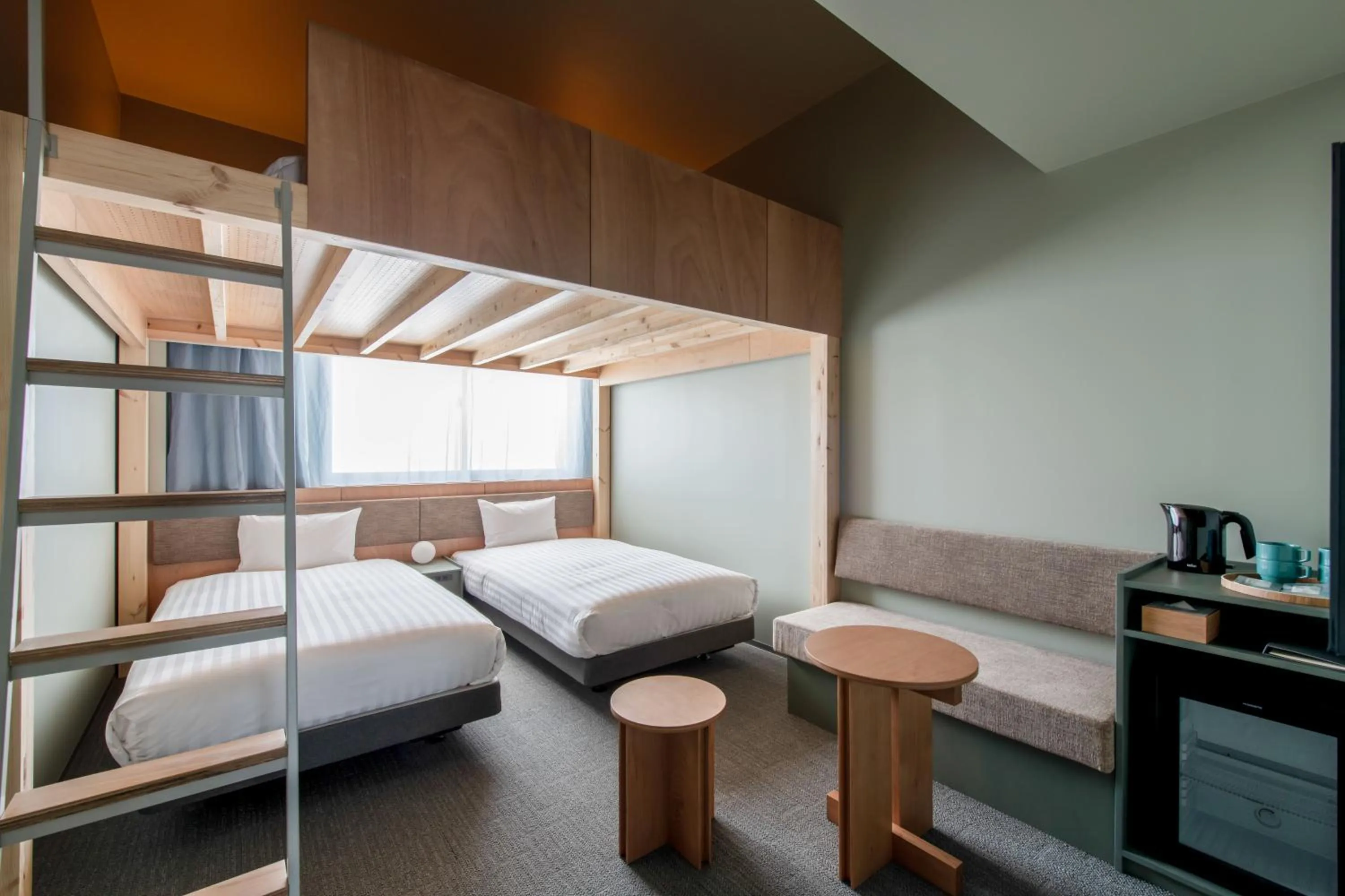 Photo of the whole room, Bed in KAIKA Tokyo by THE SHARE HOTELS