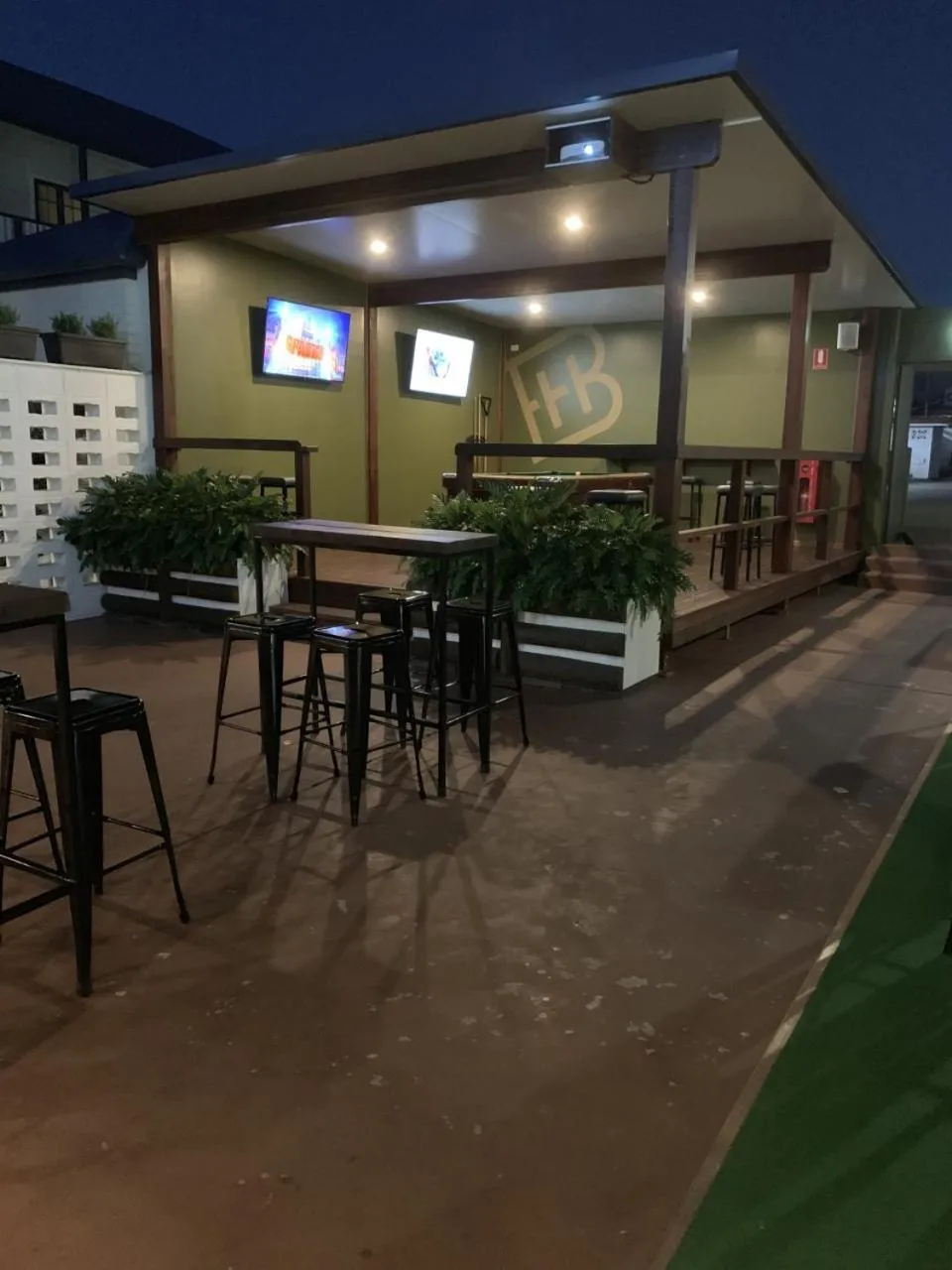 Patio in Biloela Hotel