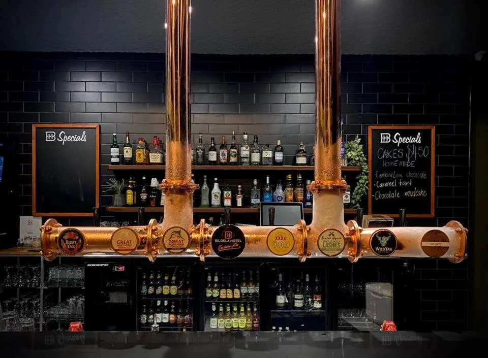 Alcoholic drinks in Biloela Hotel