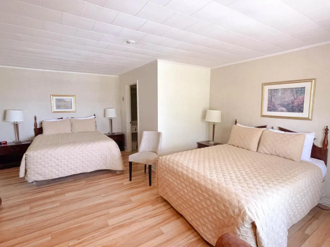 Bed in Silverwood Motel