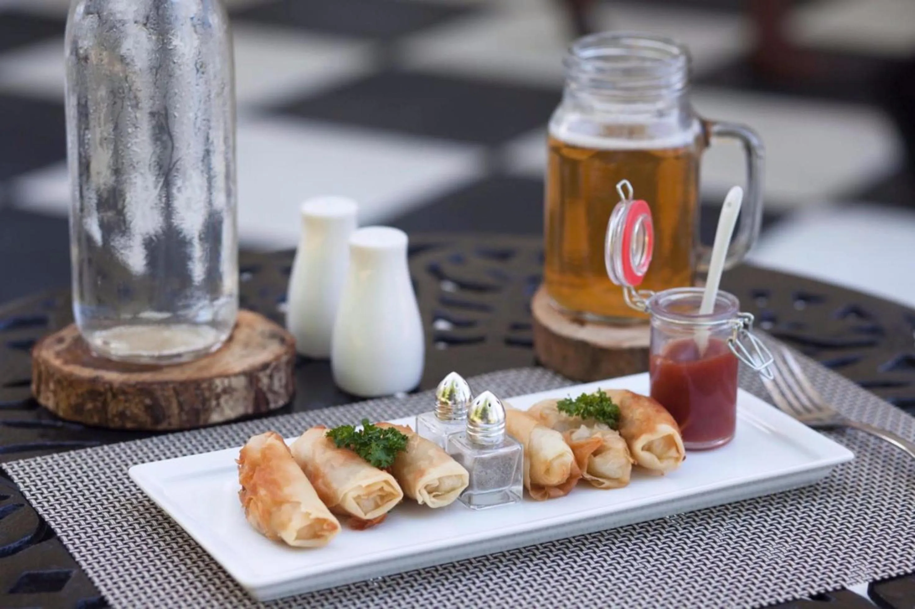 Food close-up in Jamaica Palace Hotel