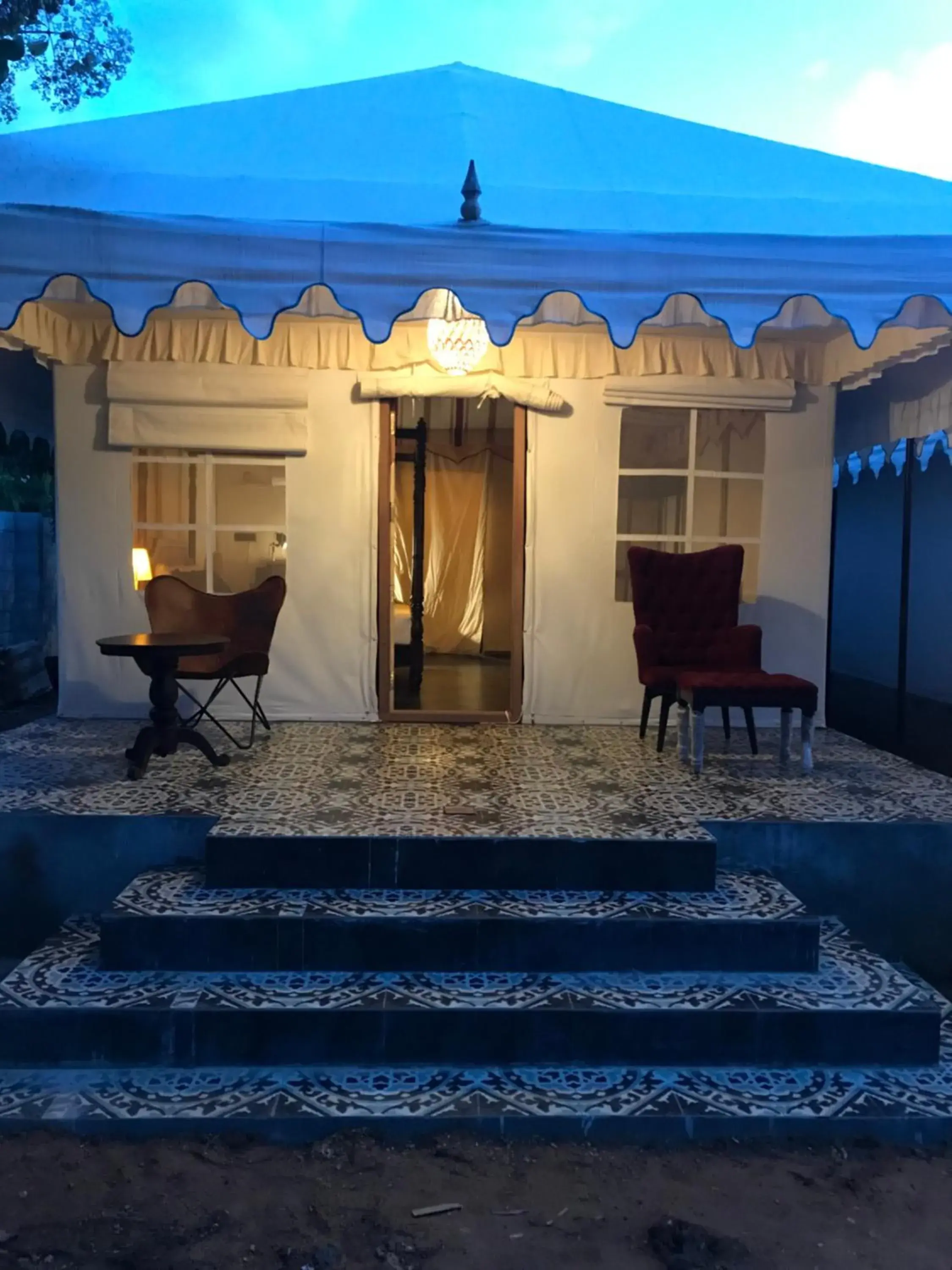 Seating area in 16 Bedouin Private Pool Villa Seating area in 16 Bedouin Private Pool Villa