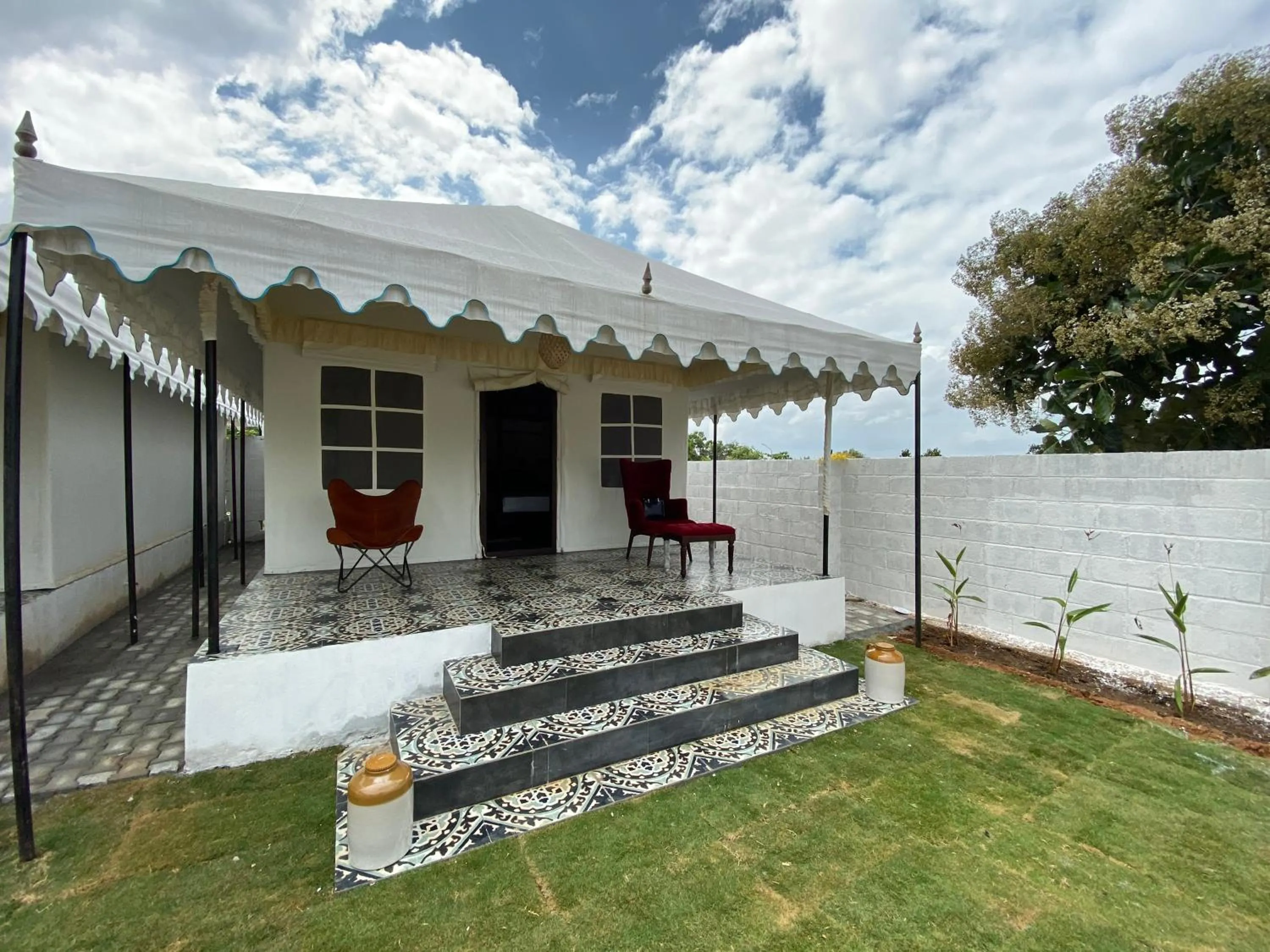 Patio in 16 Bedouin Private Pool Villa