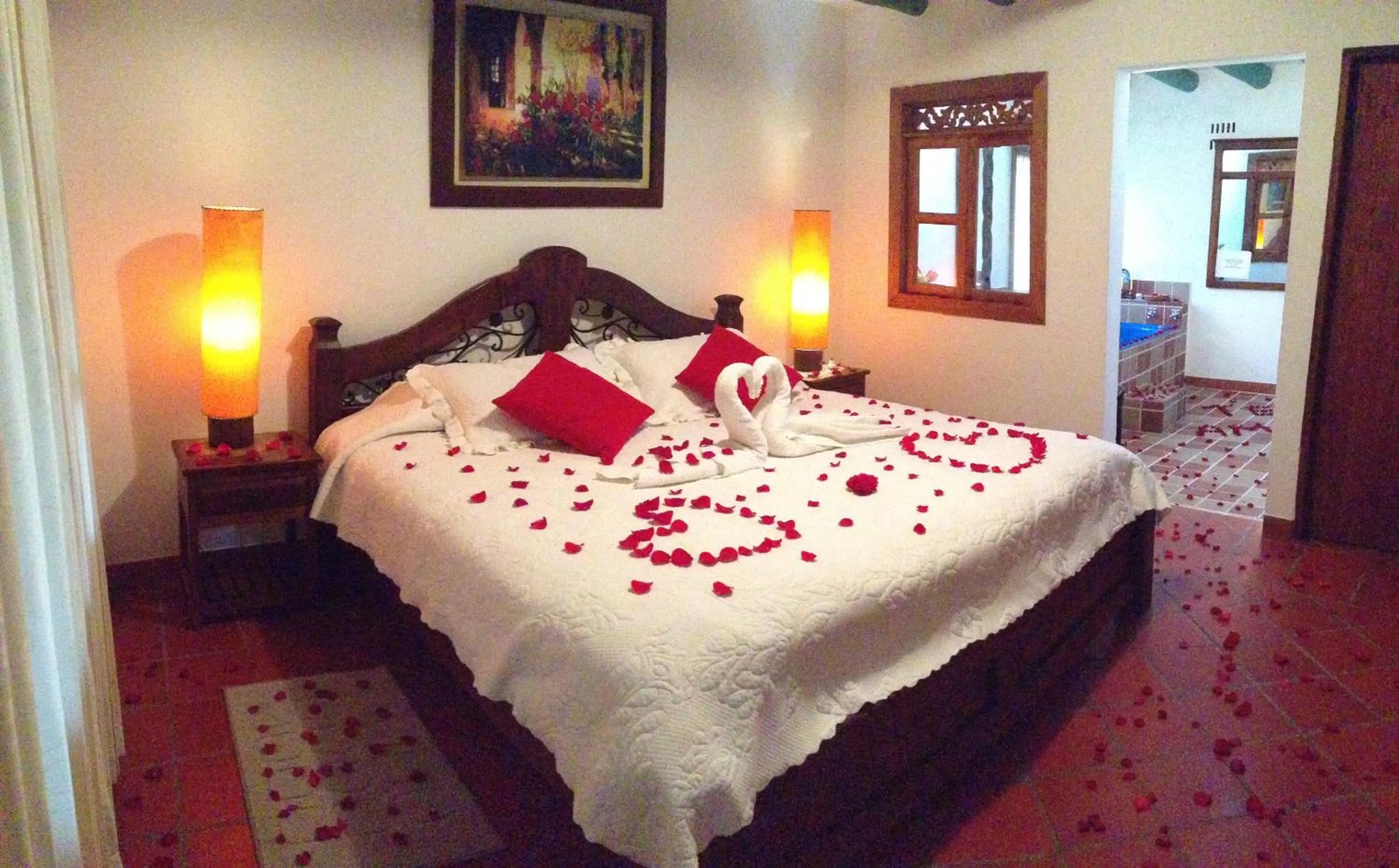 Bed in Hotel Spa Villa Lina