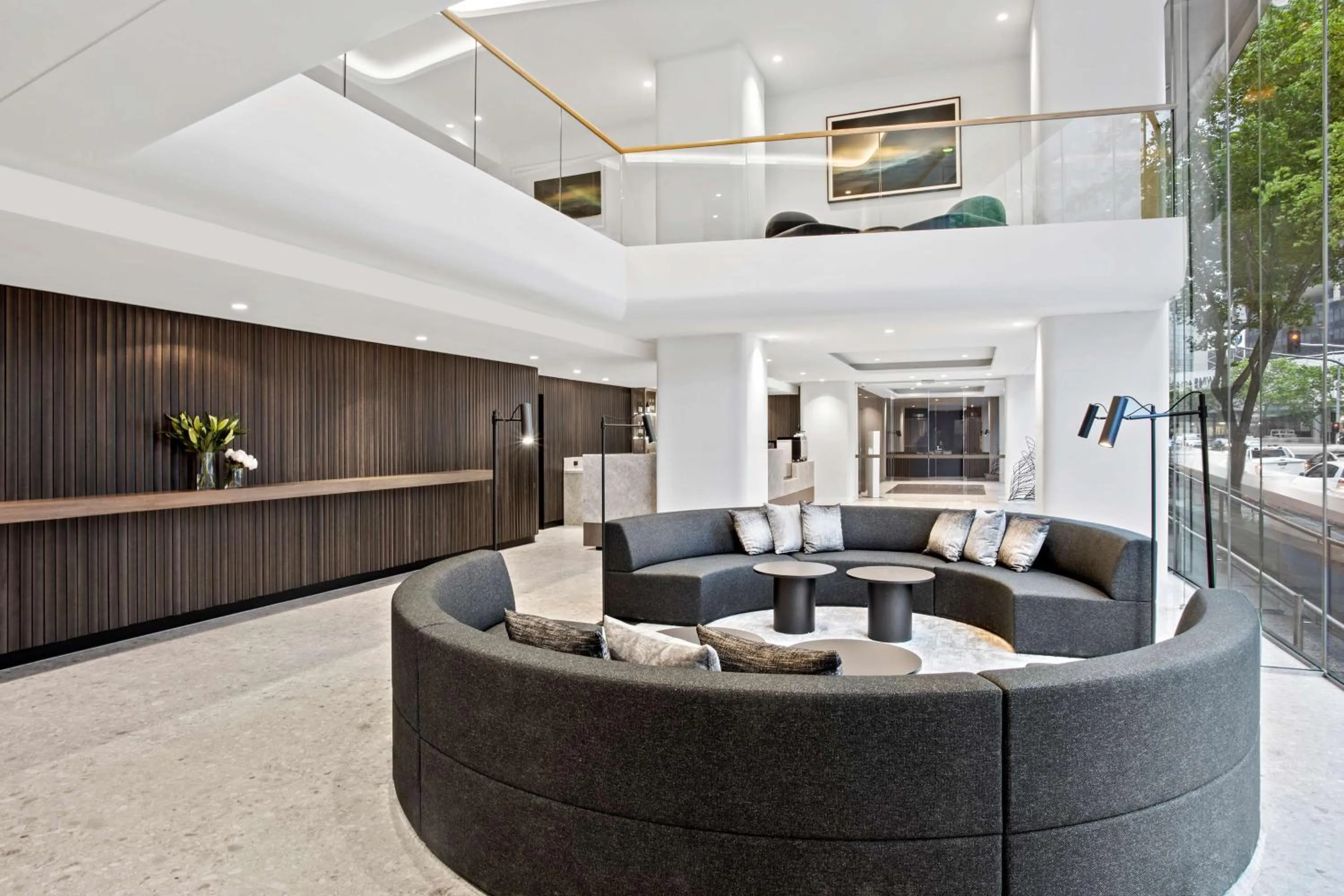 Lobby or reception in Adina Apartment Hotel Melbourne Southbank