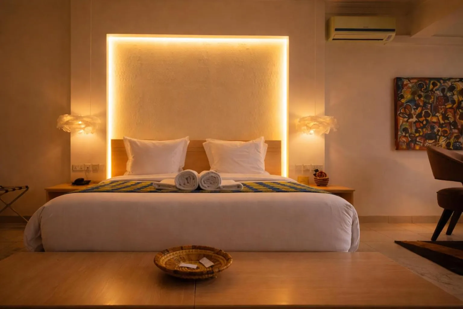 Bed in Amata n'Ubuki Boutique Hotel Ltd