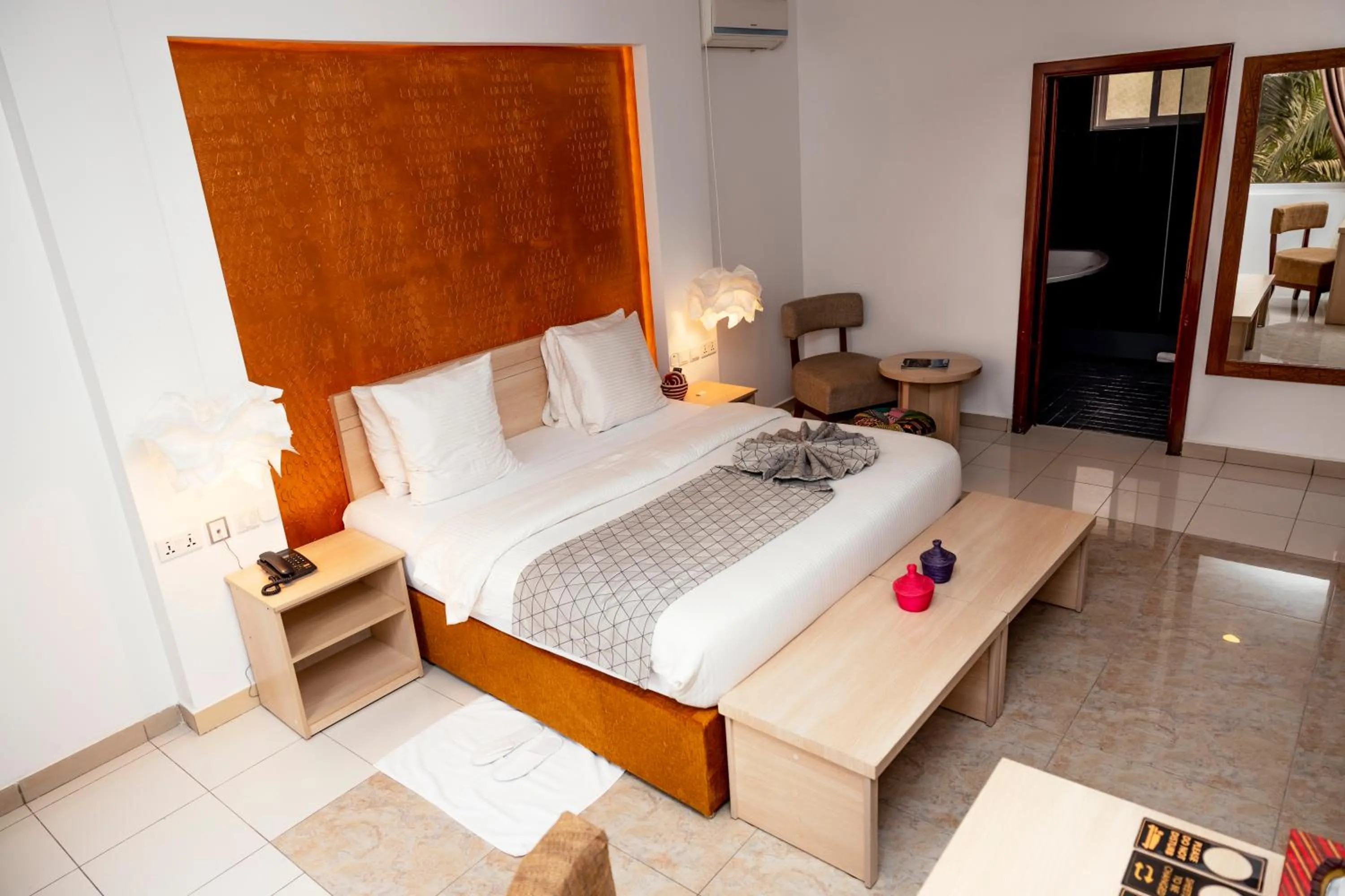 Bed in Amata n'Ubuki Boutique Hotel Ltd