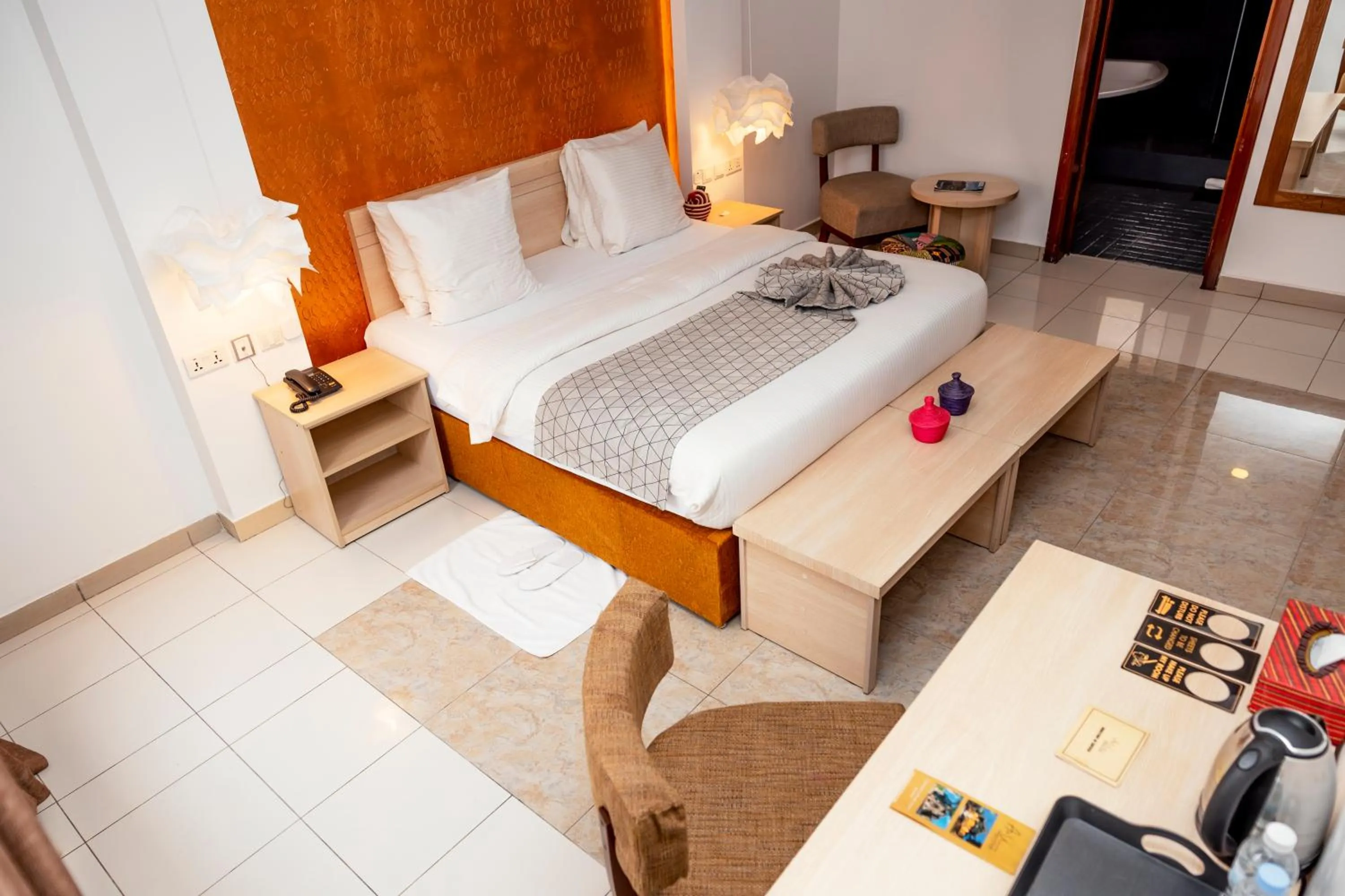 Bed in Amata n'Ubuki Boutique Hotel Ltd
