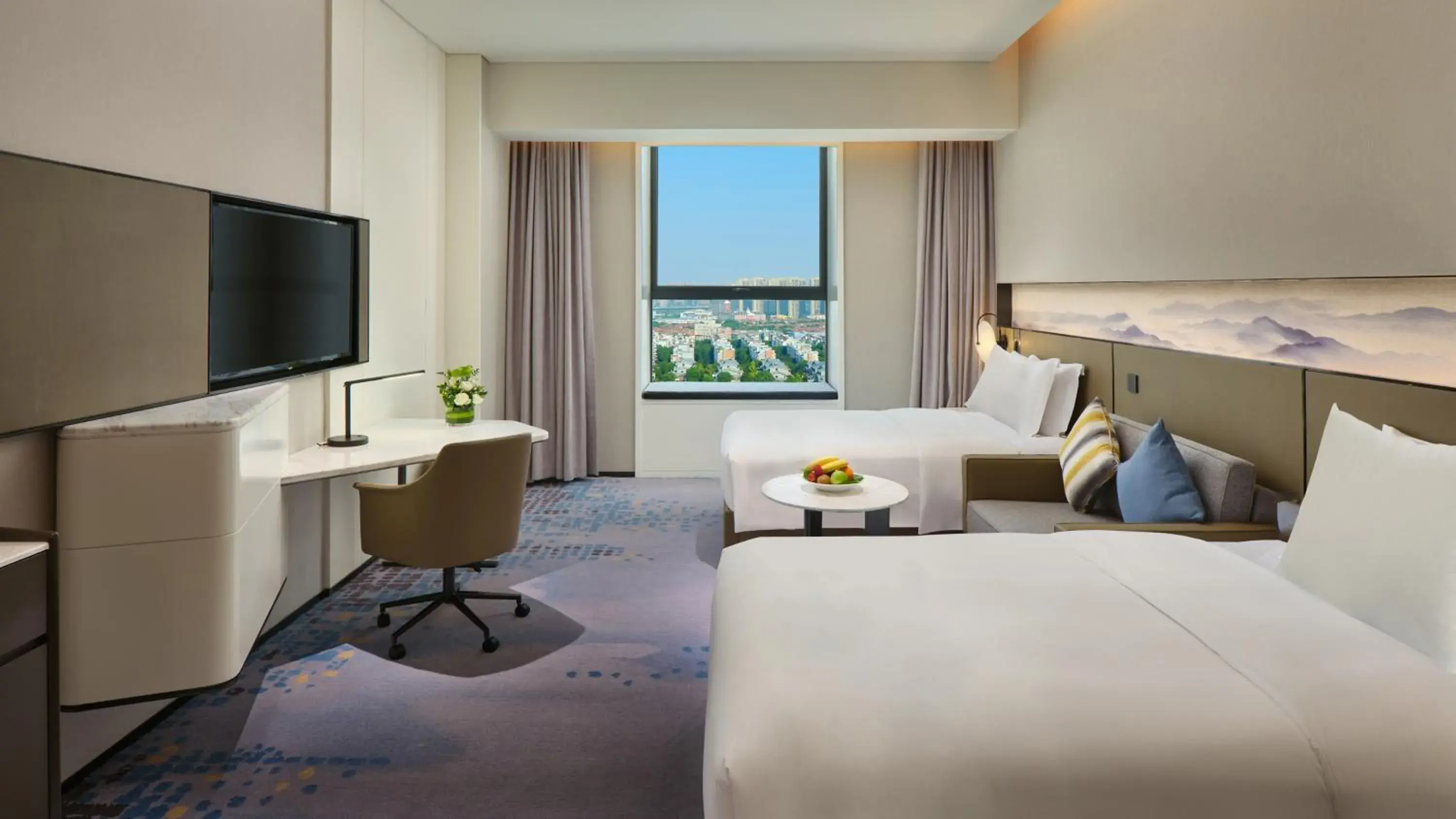 Standard Twin Room in Crowne Plaza Wuhan Development Zone by IHG Standard Twin Room in Crowne Plaza Wuhan Development Zone by IHG