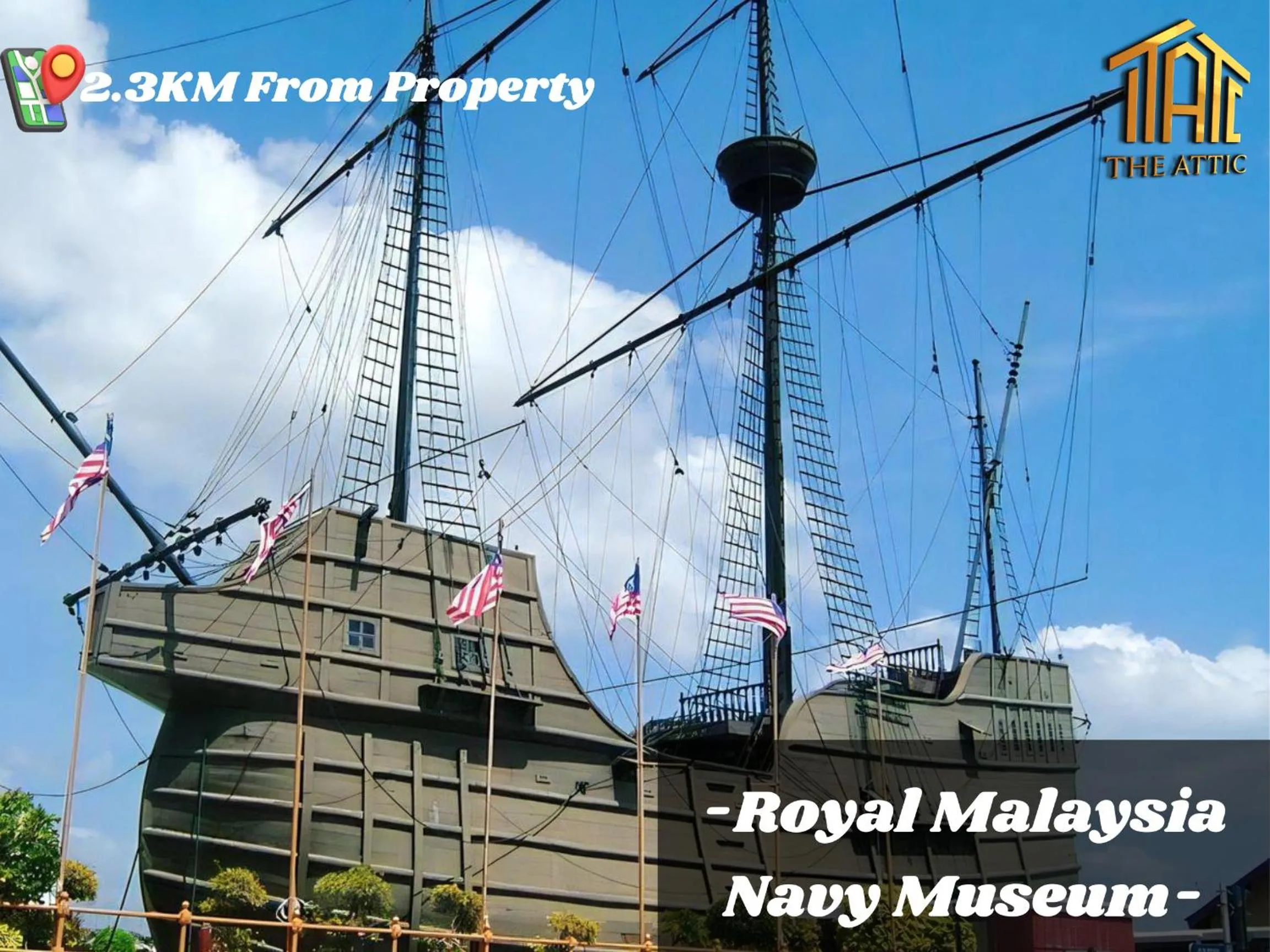 Landmark view in Attic Home Melaka Silverscape Residence & Jonker