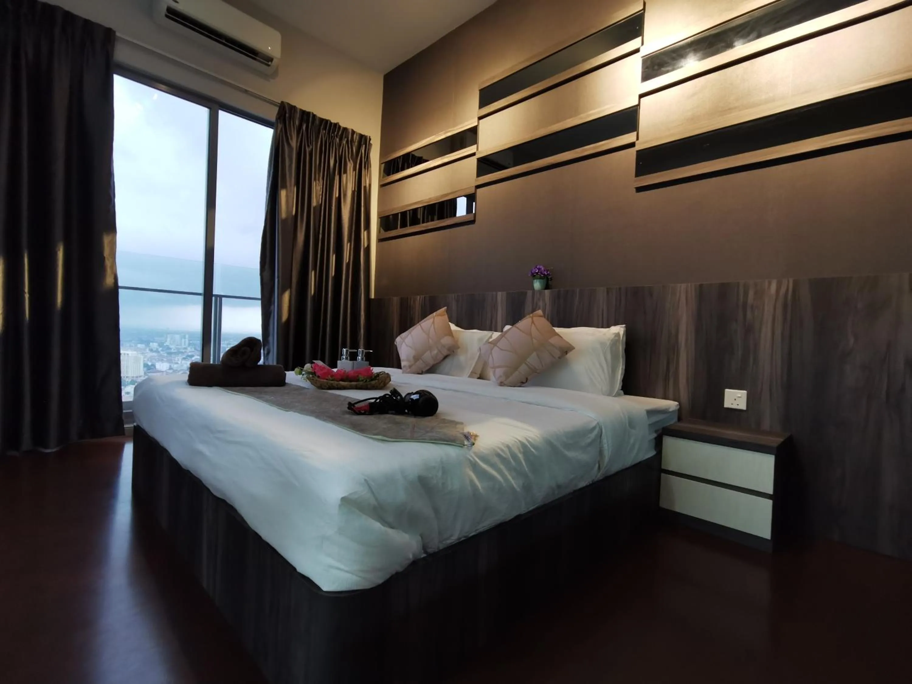 Bed in Attic Home Melaka Silverscape Residence & Jonker