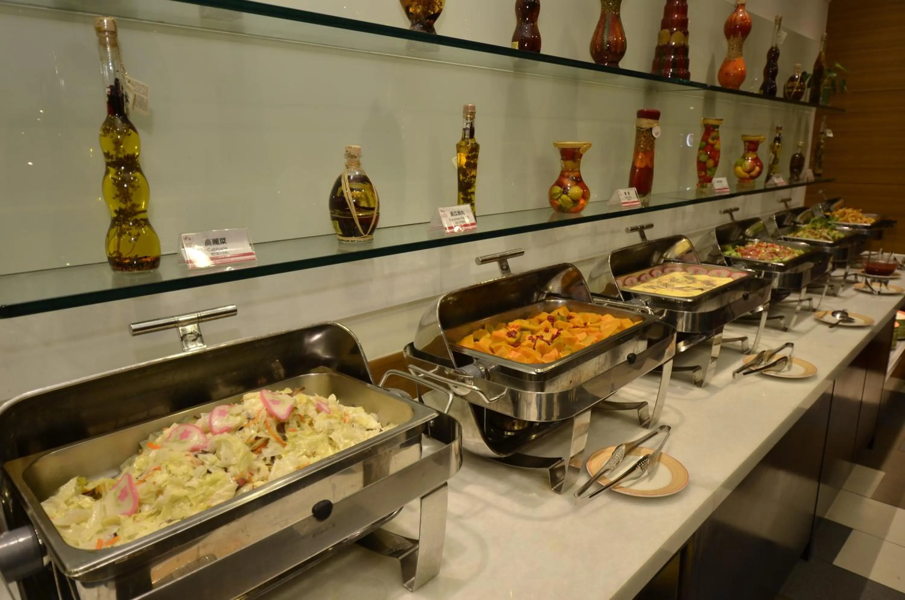 Buffet breakfast in C U Hotel Taichung