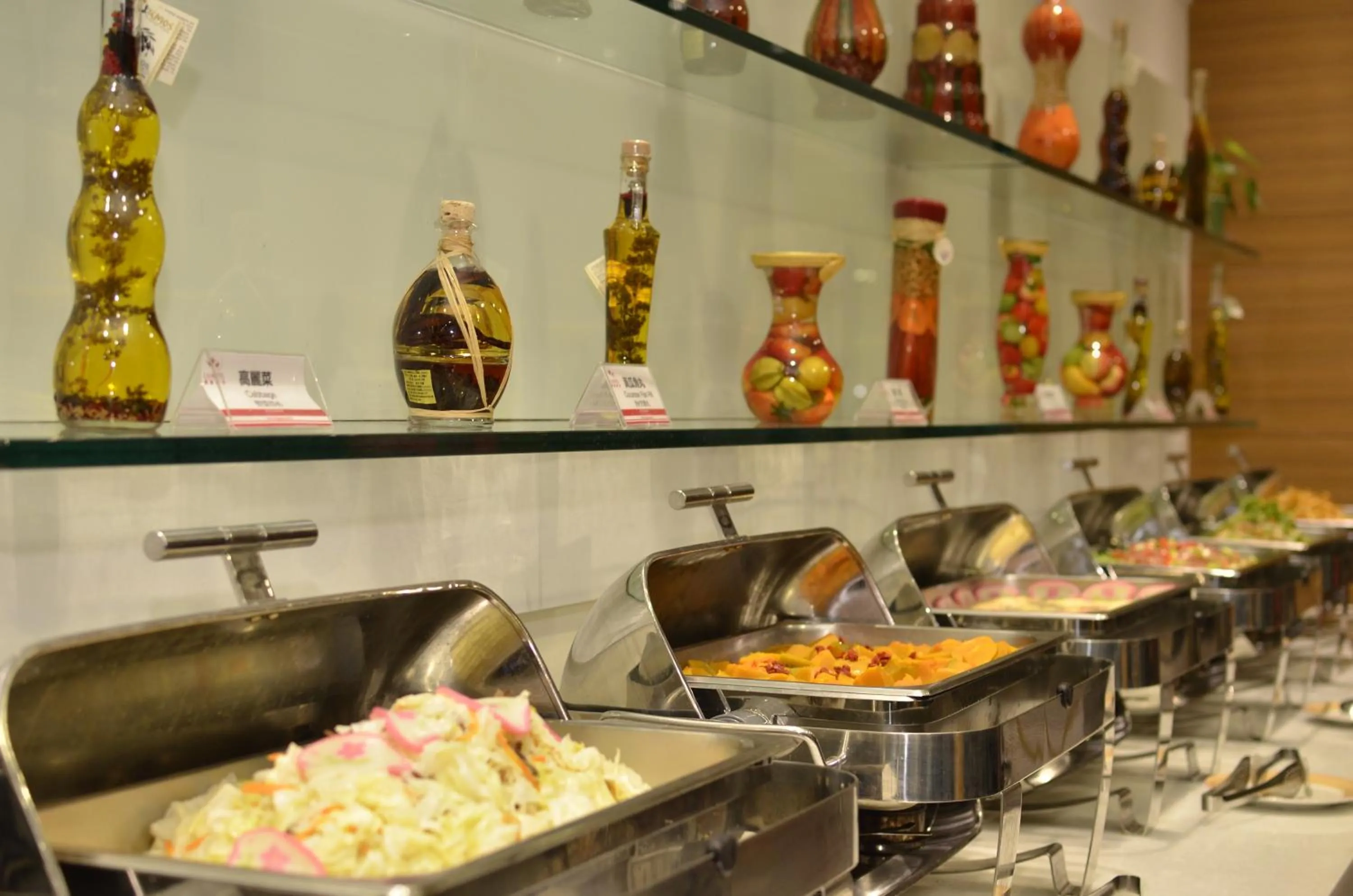 Buffet breakfast in C U Hotel Taichung