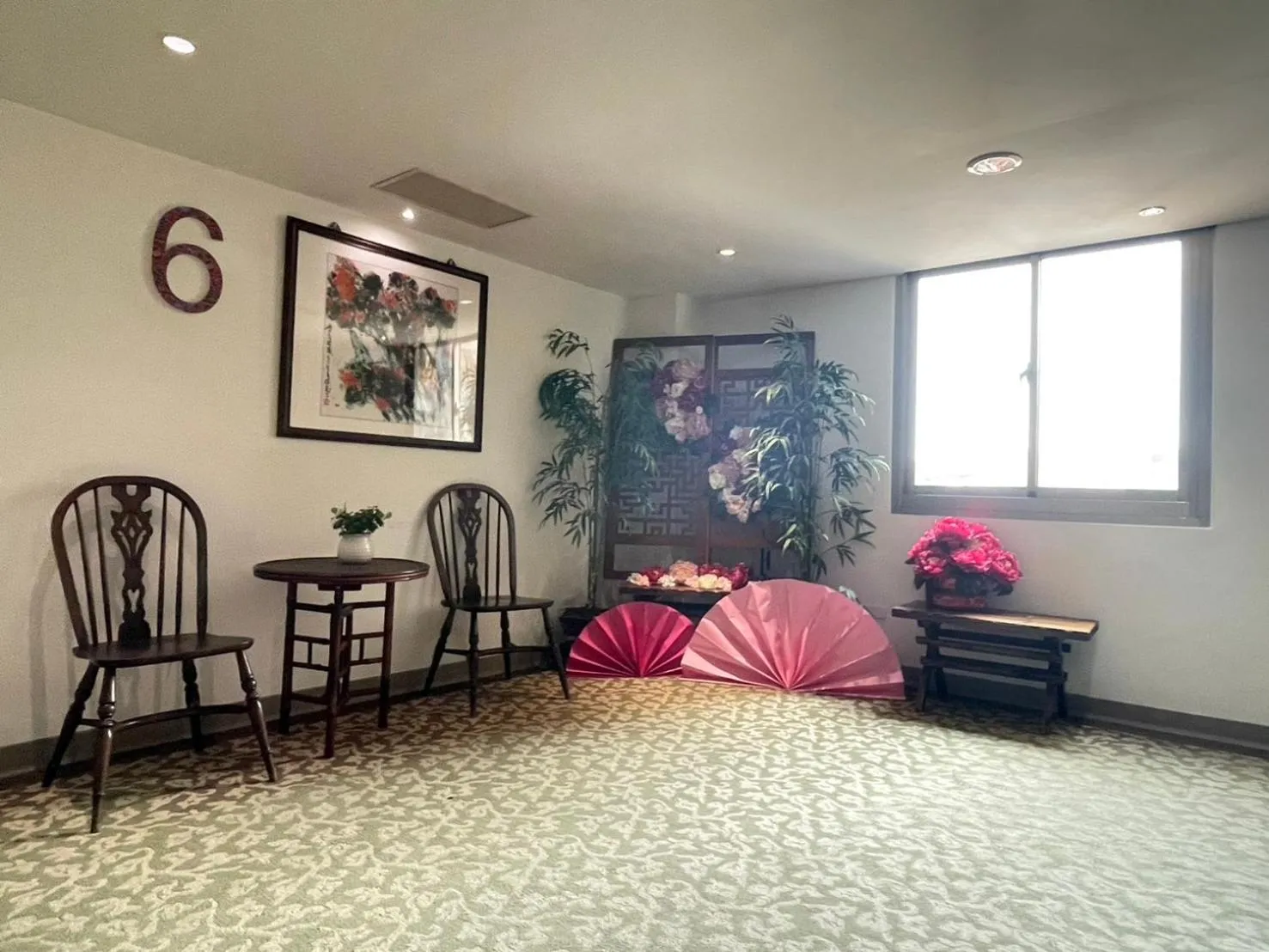 Seating area in C U Hotel Taichung