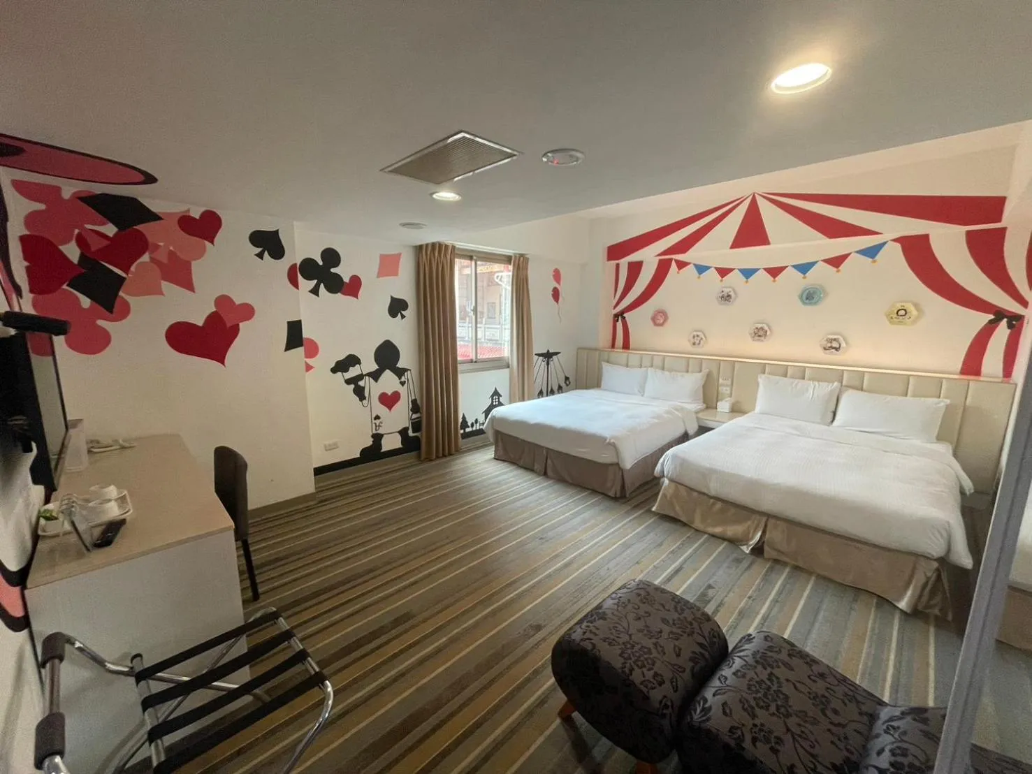 Bed in C U Hotel Taichung