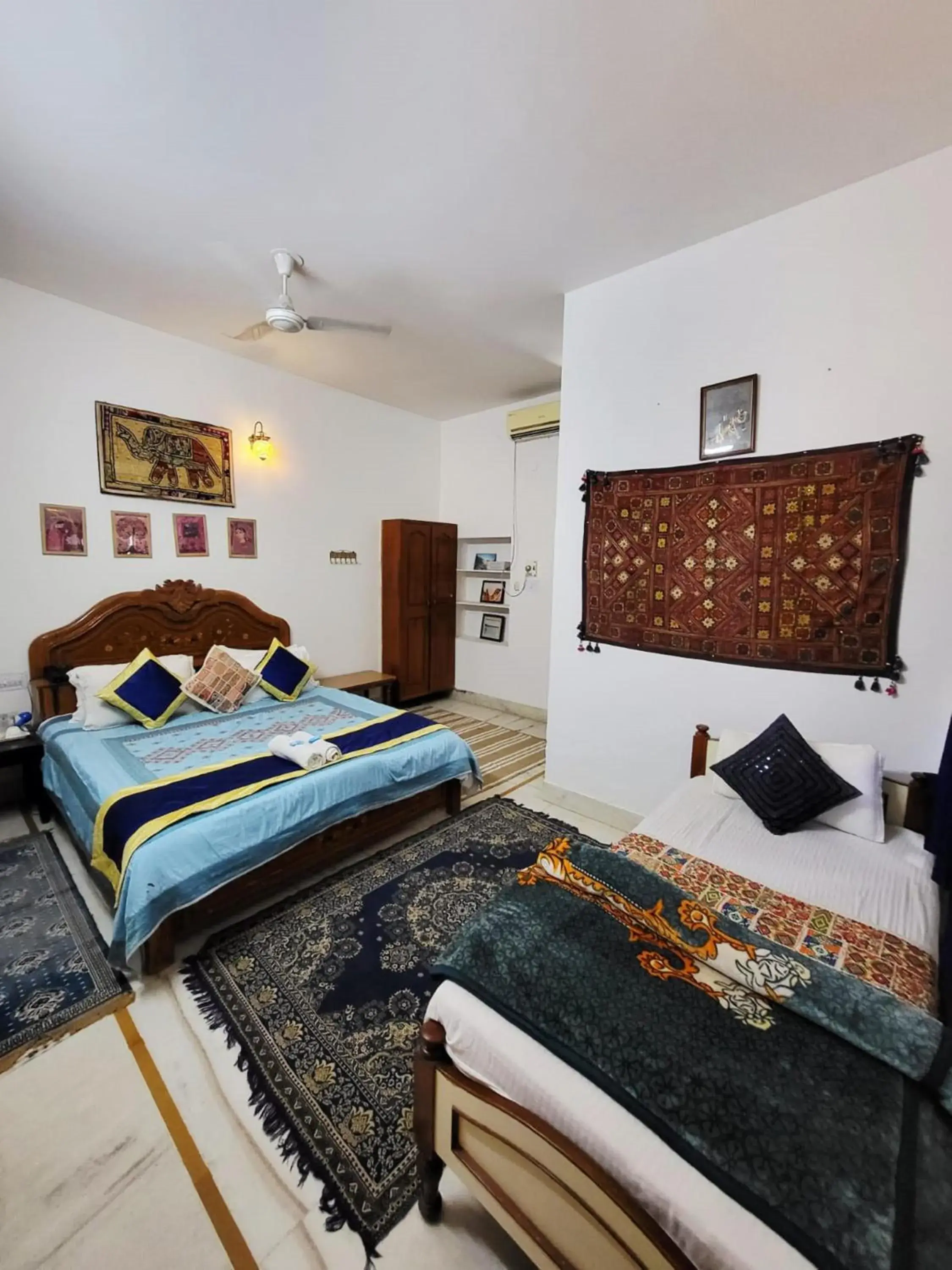 Bed in Hotel The Surya Jaisalmer Bed in Hotel The Surya Jaisalmer