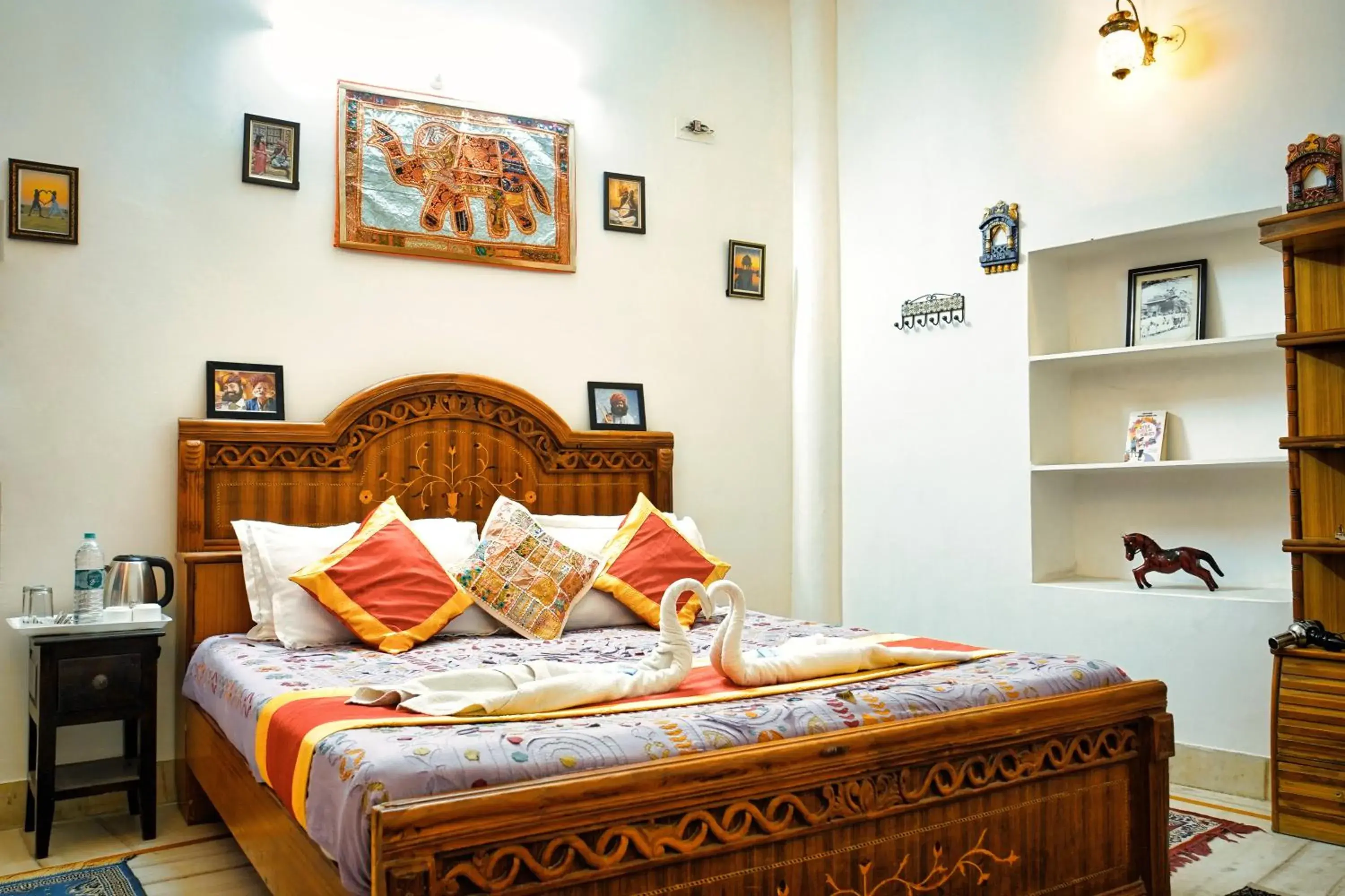 Bed in Hotel The Surya Jaisalmer Bed in Hotel The Surya Jaisalmer