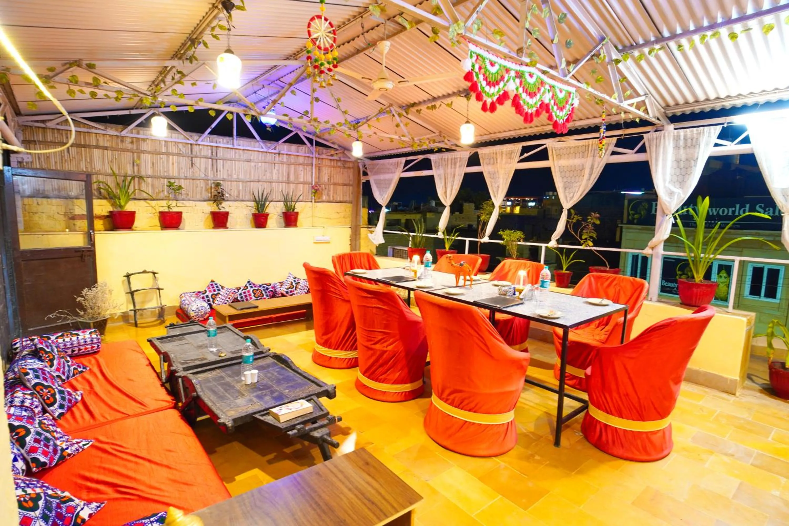 Seating area in Hotel The Surya Jaisalmer