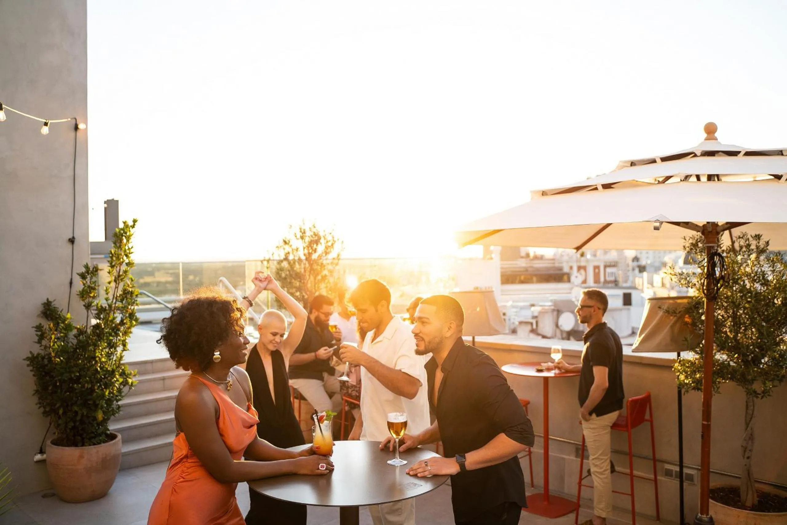 Balcony/Terrace in Room Mate Macarena, Madrid Gran Vía