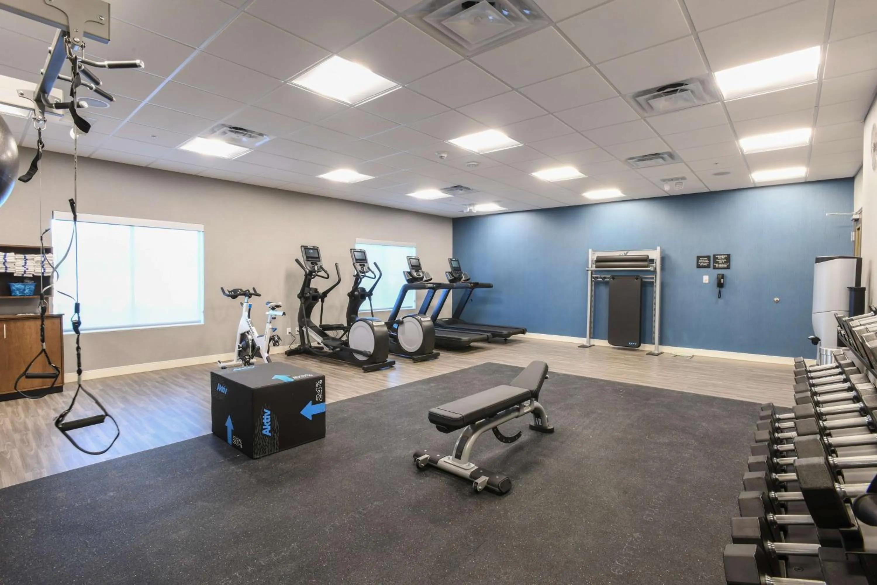 Fitness centre/facilities in Hampton Inn & Suites Cincinnati Liberty Township
