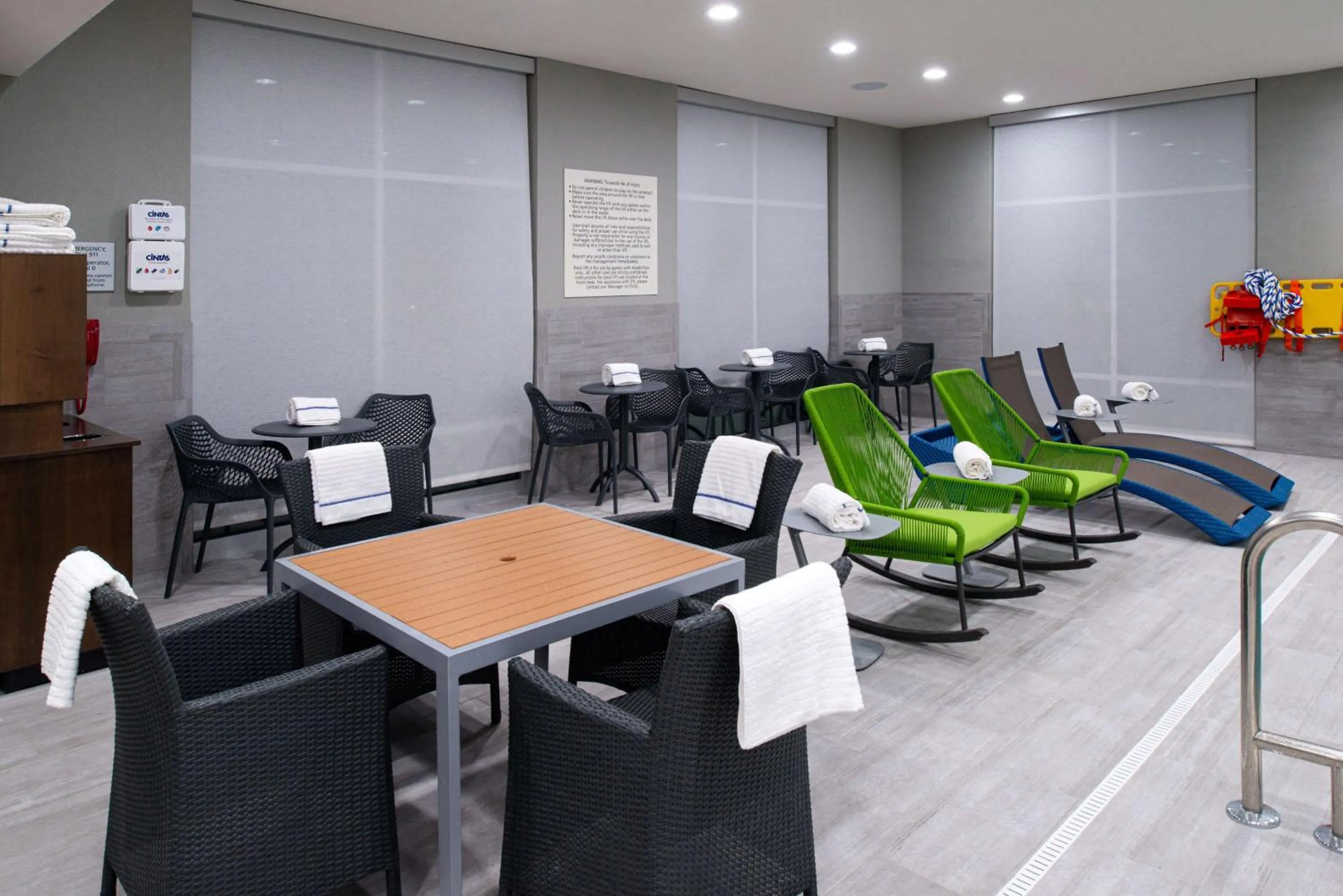 Pool view in Hampton Inn & Suites Adrian, Mi