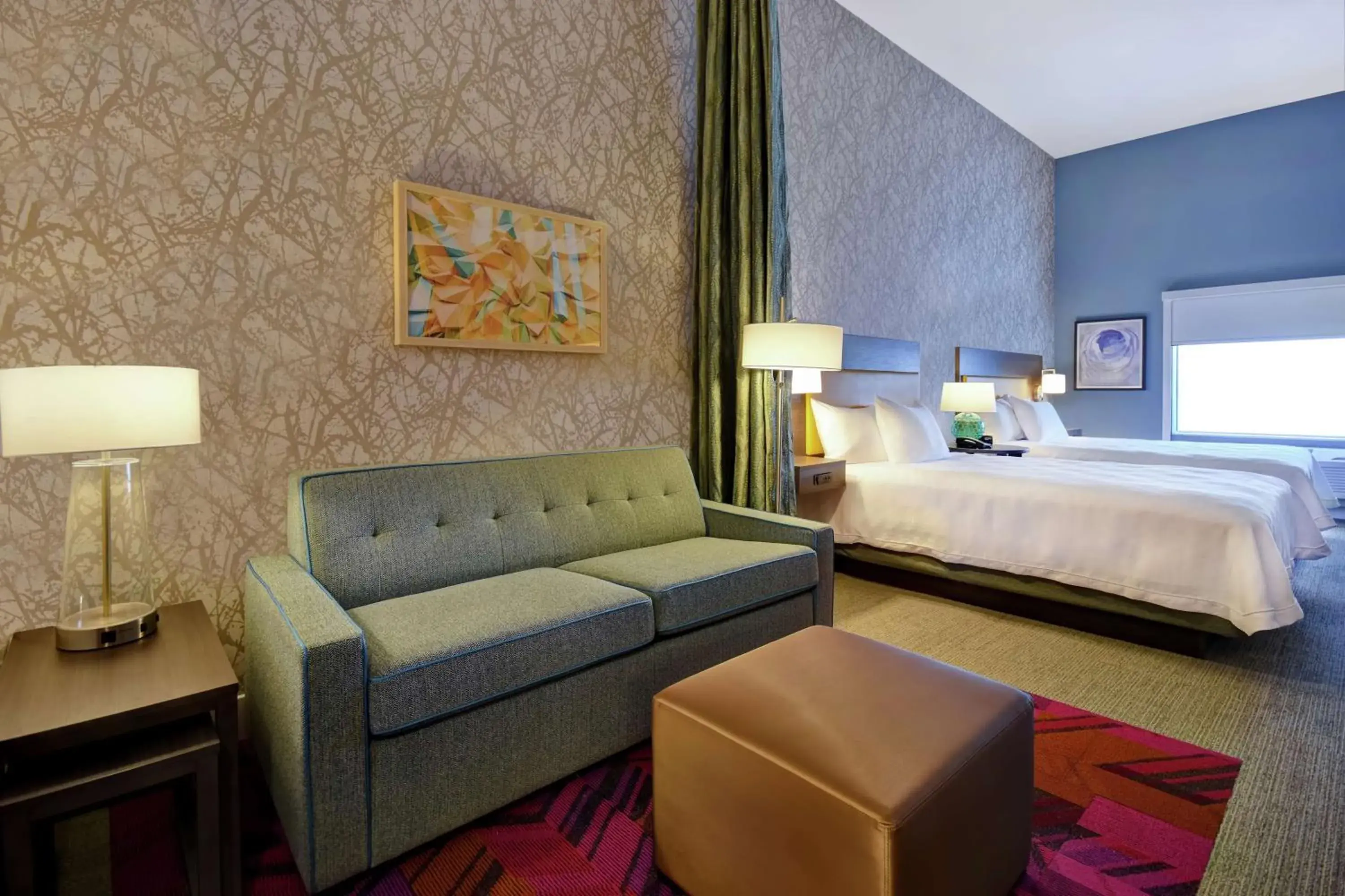 Studio Suite with Two Queen Beds - Hearing Access/Non-Smoking in Home2 Suites by Hilton Wichita Northeast Studio Suite with Two Queen Beds - Hearing Access/Non-Smoking in Home2 Suites by Hilton Wichita Northeast