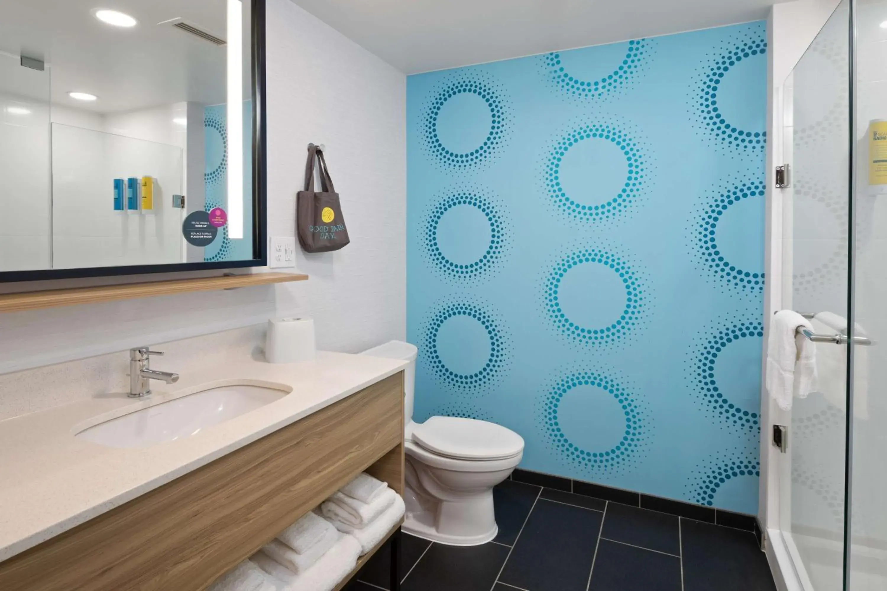 Bathroom in Tru By Hilton Sharonville, OH Bathroom in Tru By Hilton Sharonville, OH