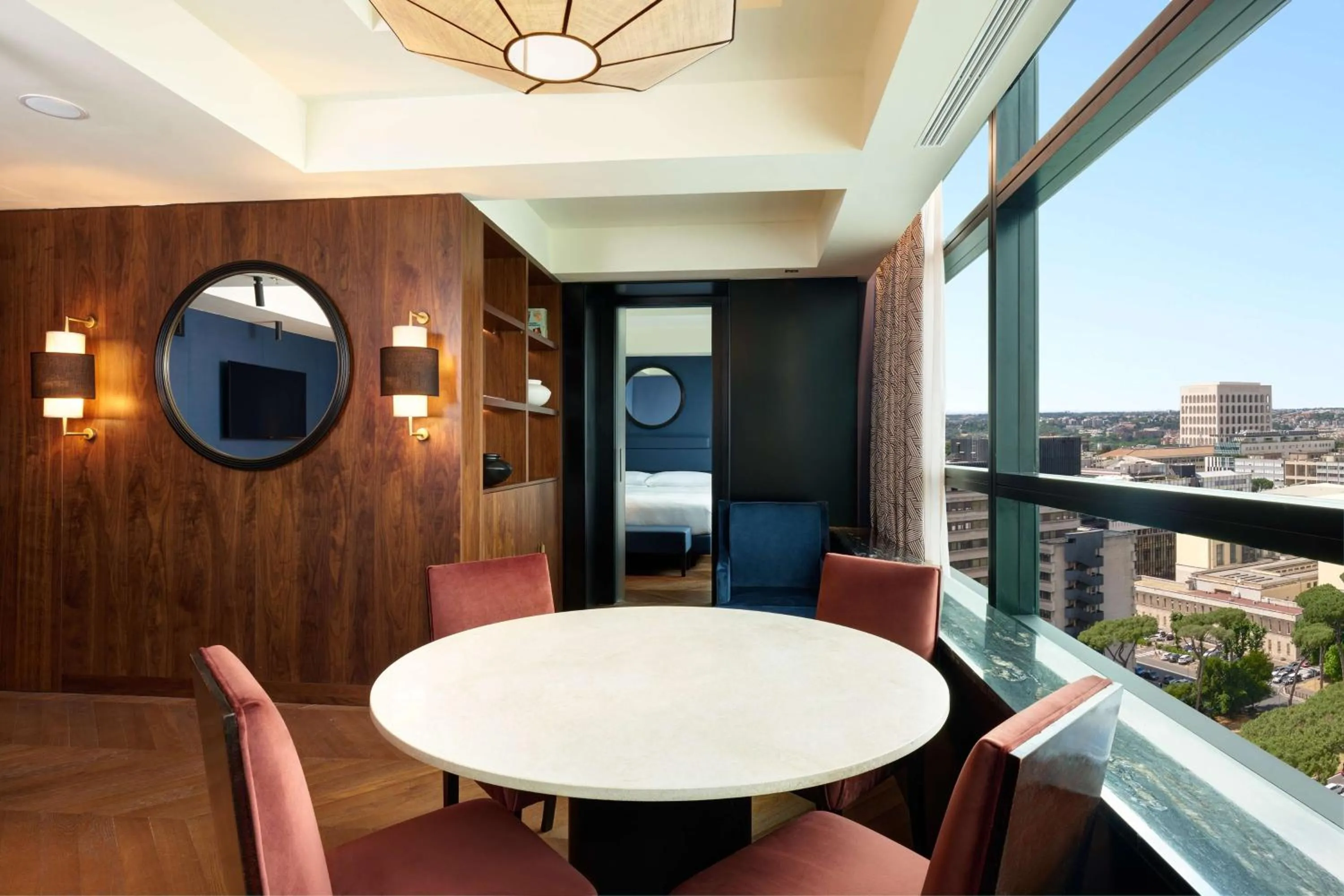 Living room in Hilton Rome Eur La Lama