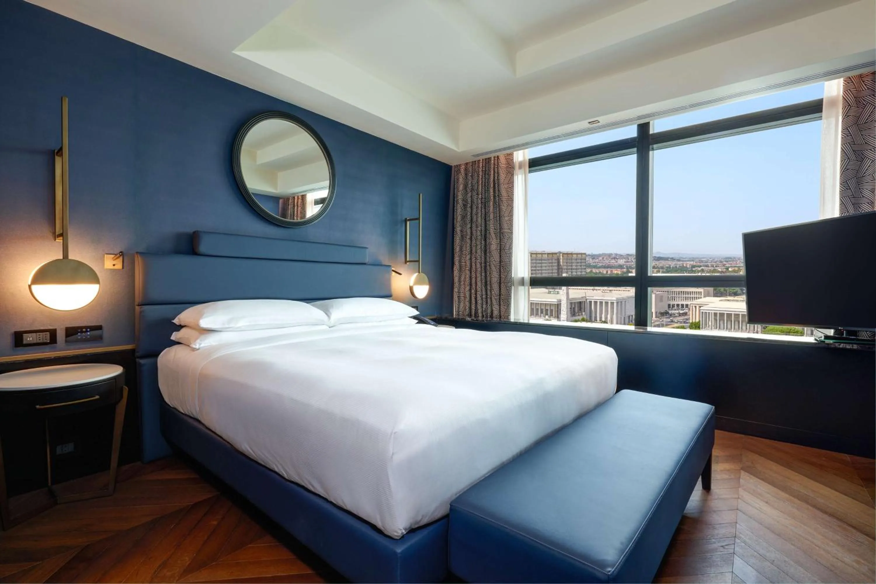 Bed in Hilton Rome Eur La Lama