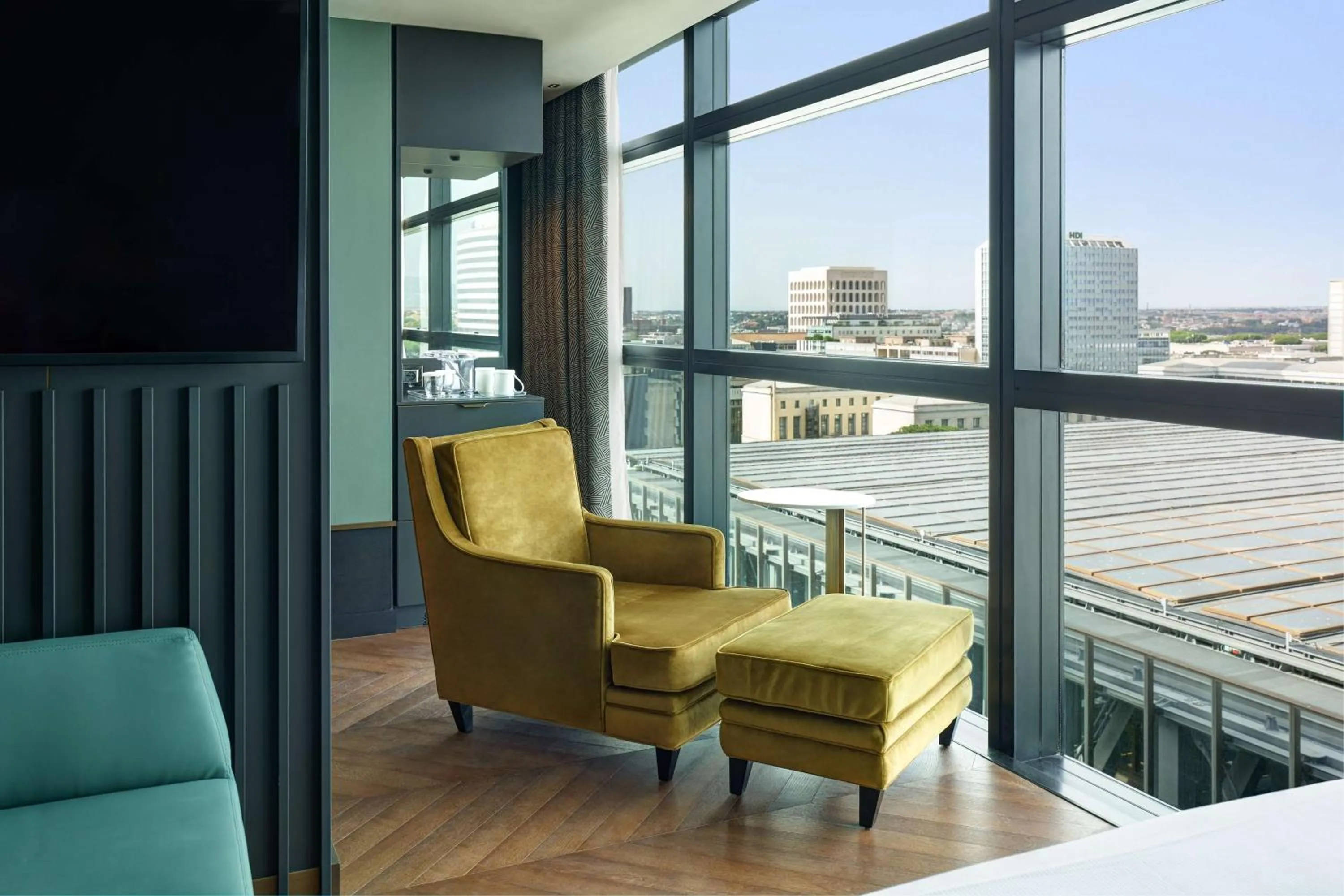 Living room in Hilton Rome Eur La Lama