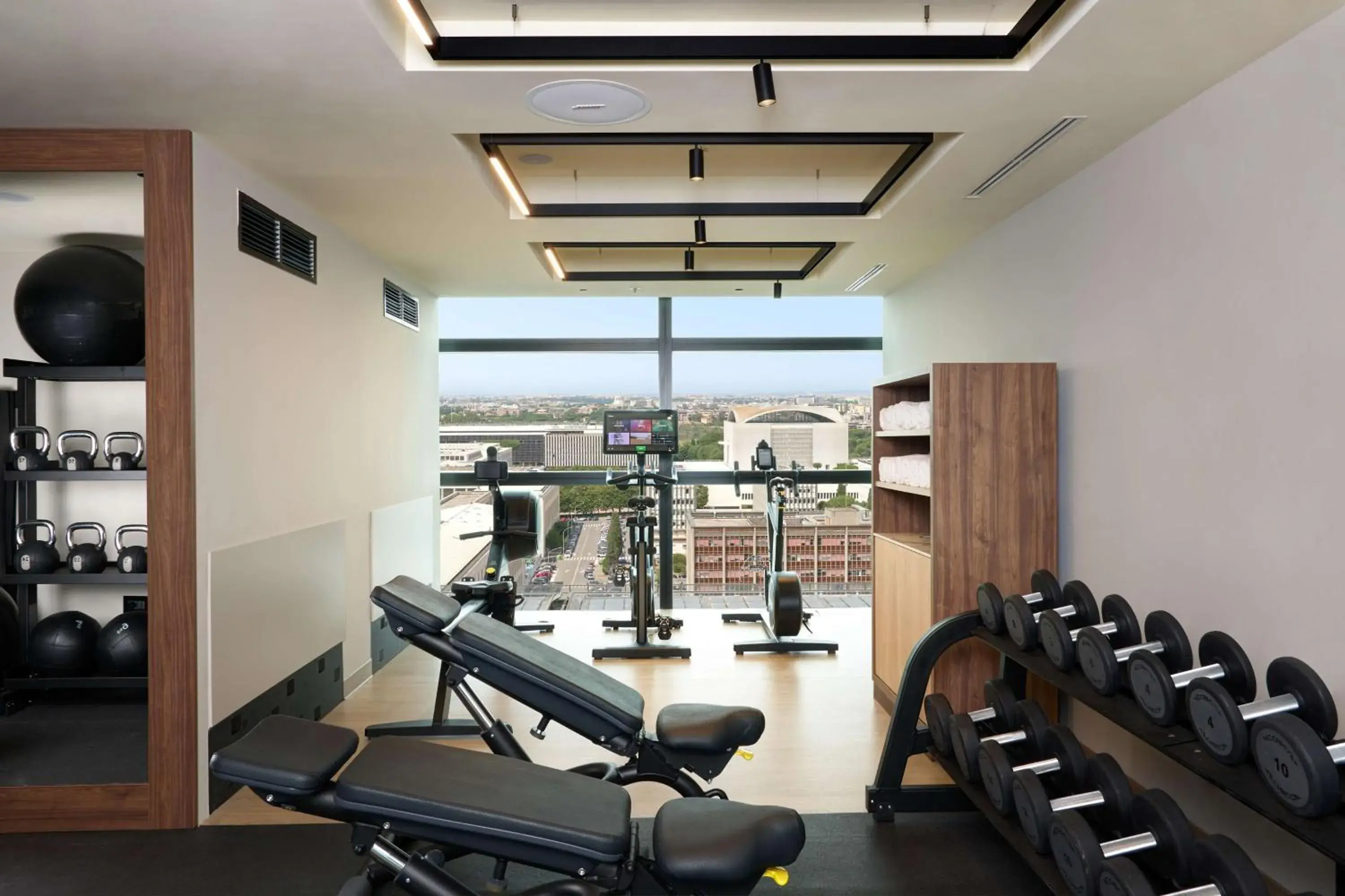 Fitness centre/facilities in Hilton Rome Eur La Lama Fitness centre/facilities in Hilton Rome Eur La Lama