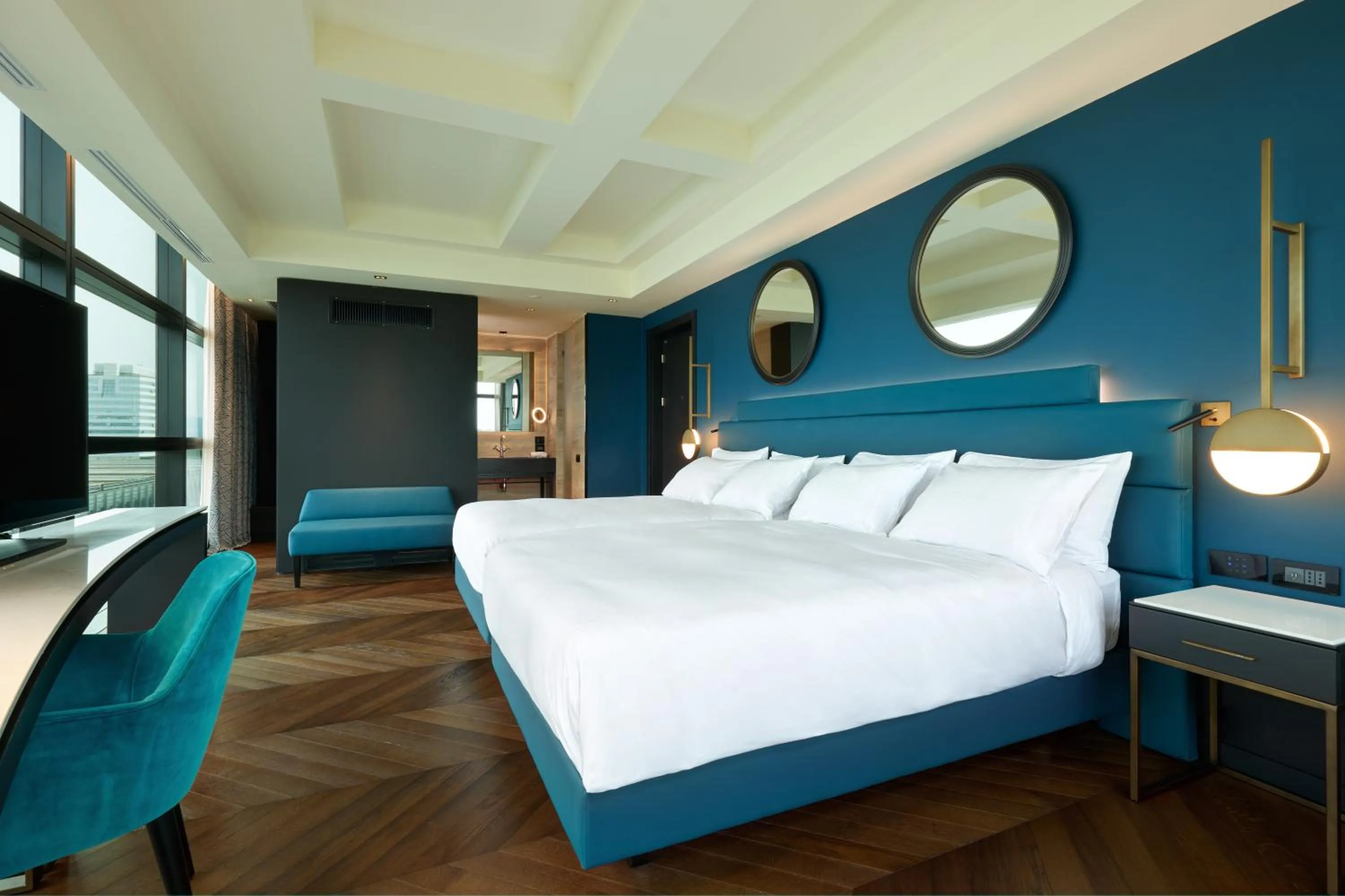 Bed in Hilton Rome Eur La Lama