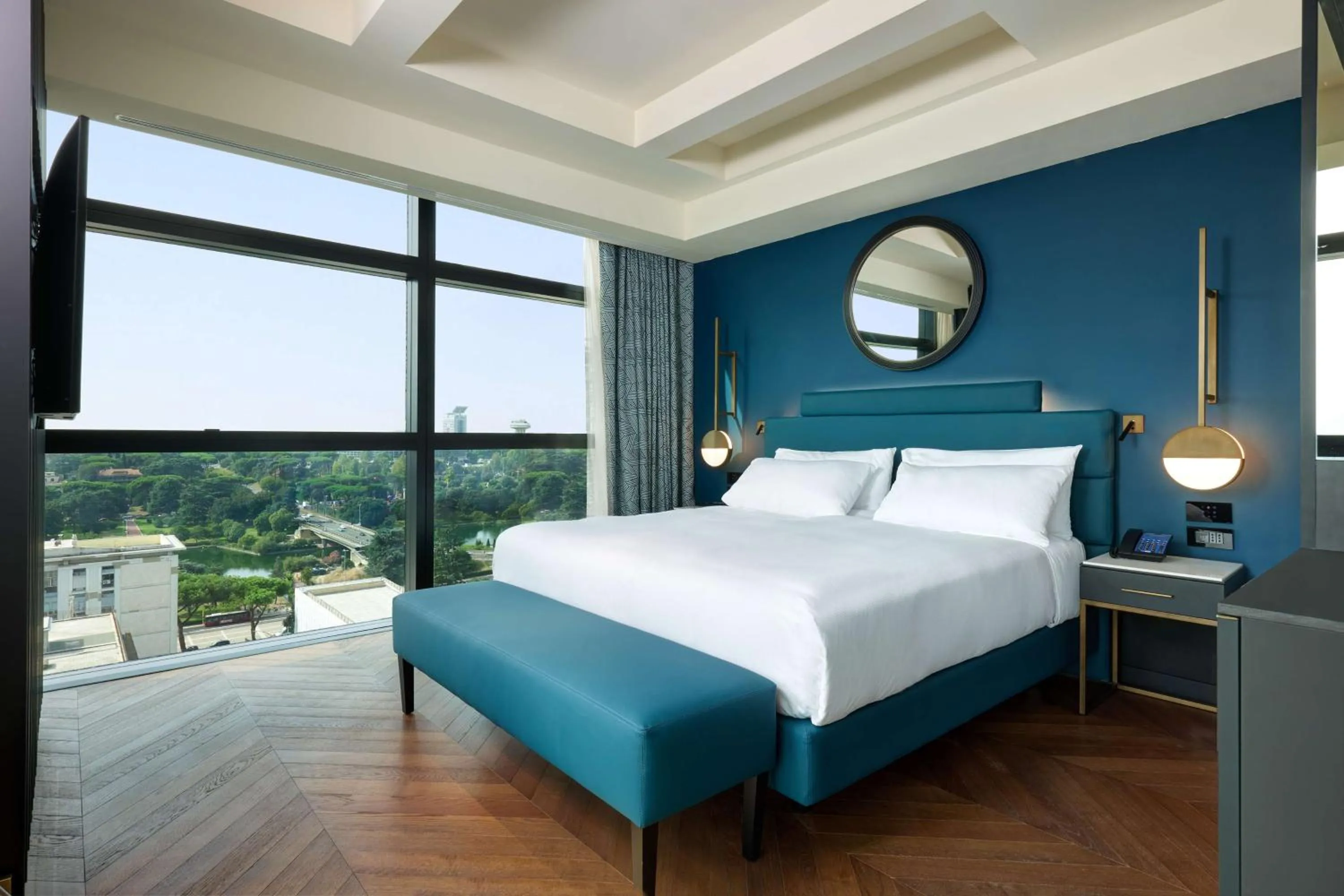 Bedroom, Bed in Hilton Rome Eur La Lama