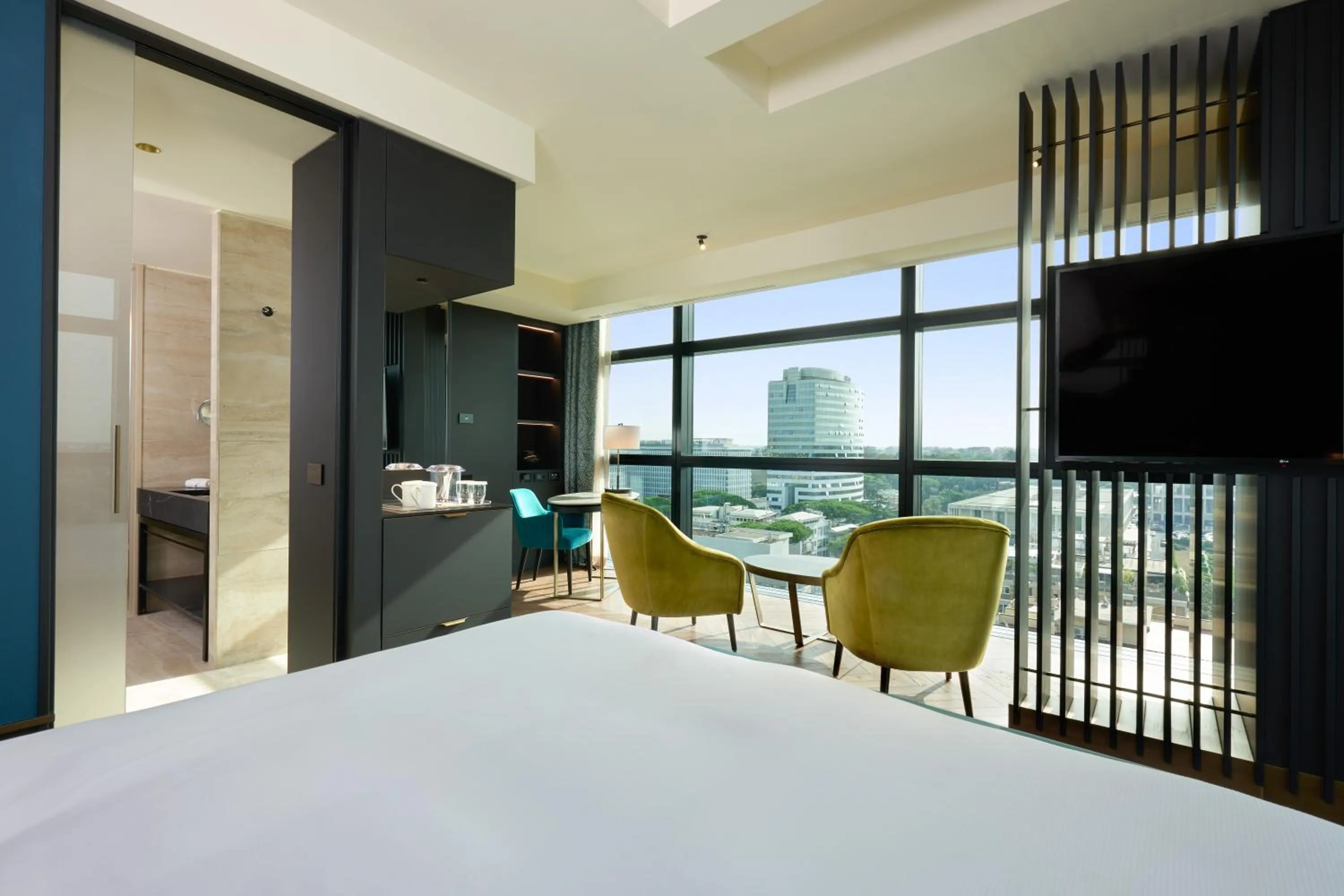 Bed in Hilton Rome Eur La Lama