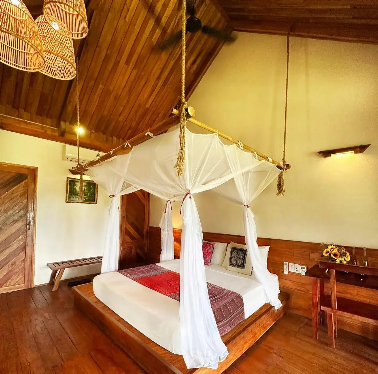 Bed in PU LUONG BOUTIQUE GARDEN Bed in PU LUONG BOUTIQUE GARDEN