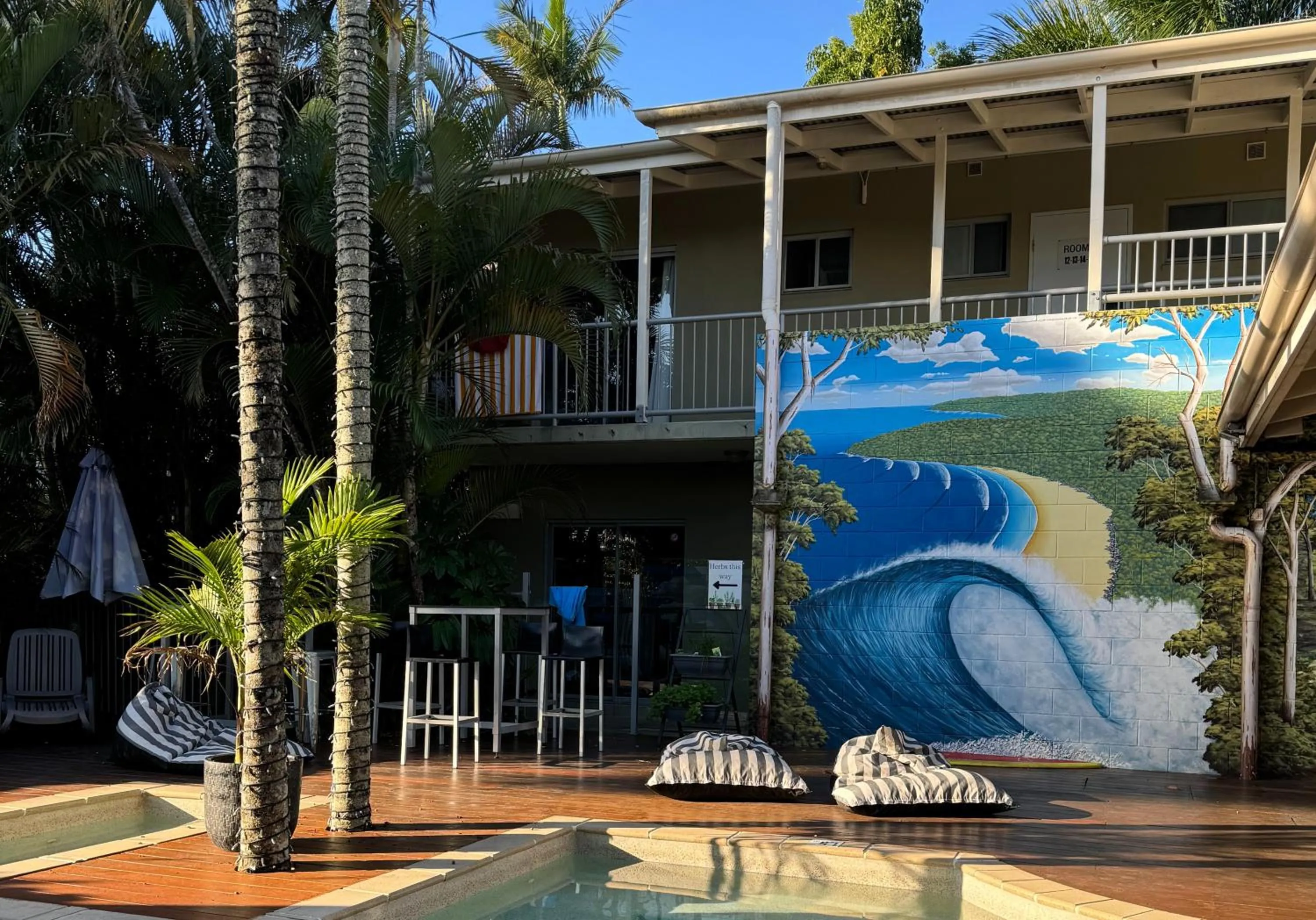 Garden in Noosa Flashpackers