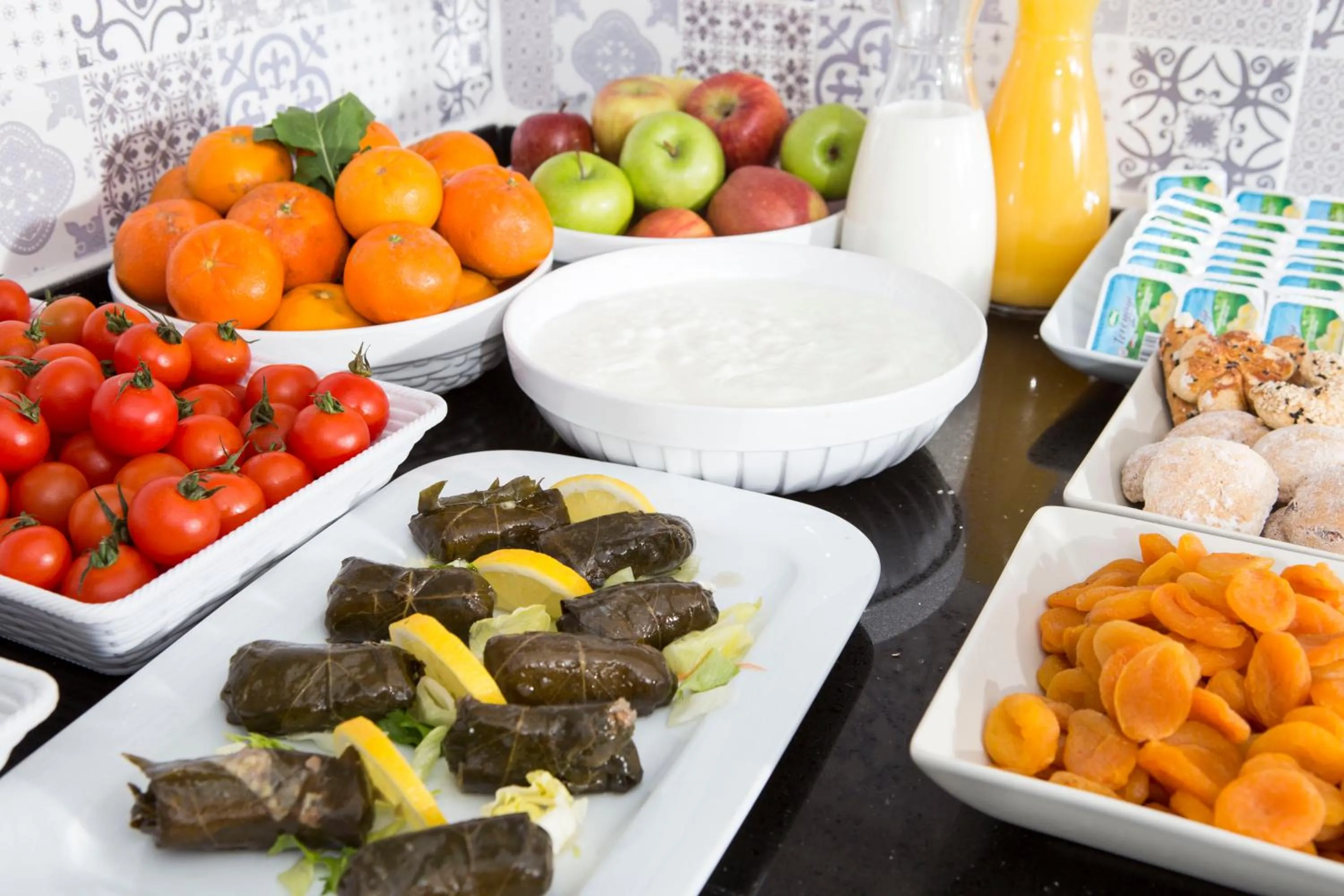 Food and drinks in Mytra Hotel