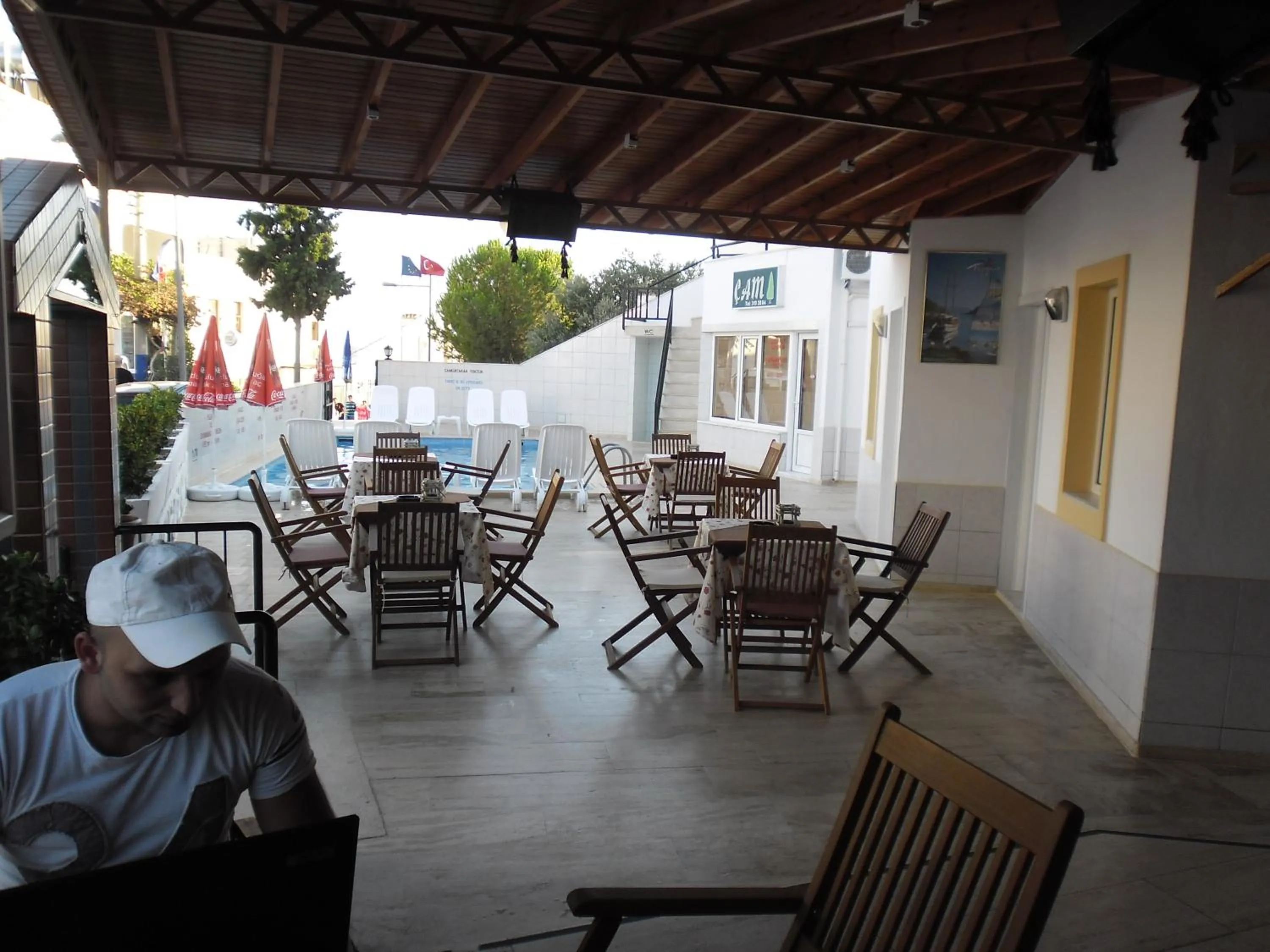 Seating area in Cam Hotel