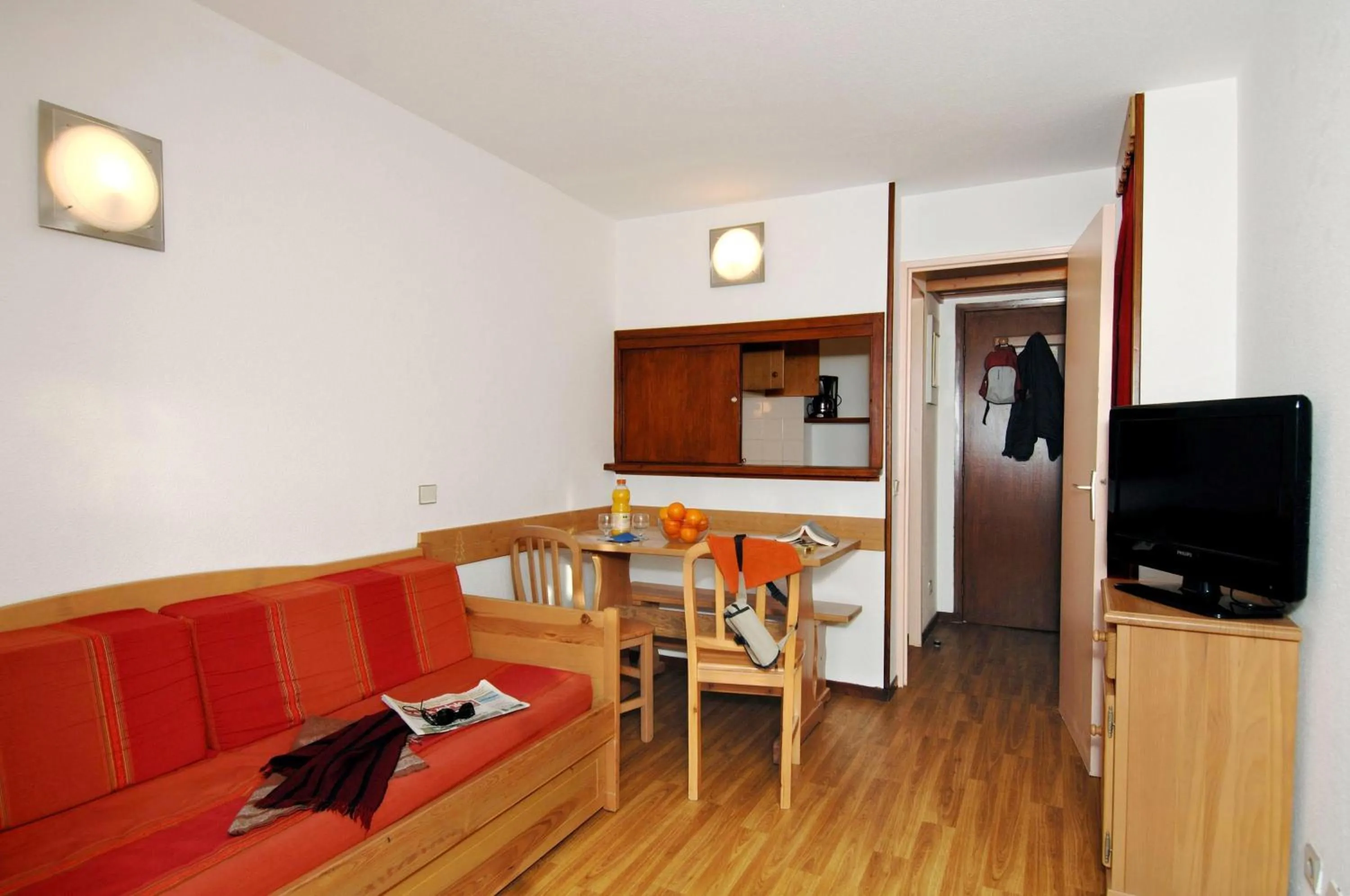 Living room in Résidence Odalys Le Hameau du Borsat