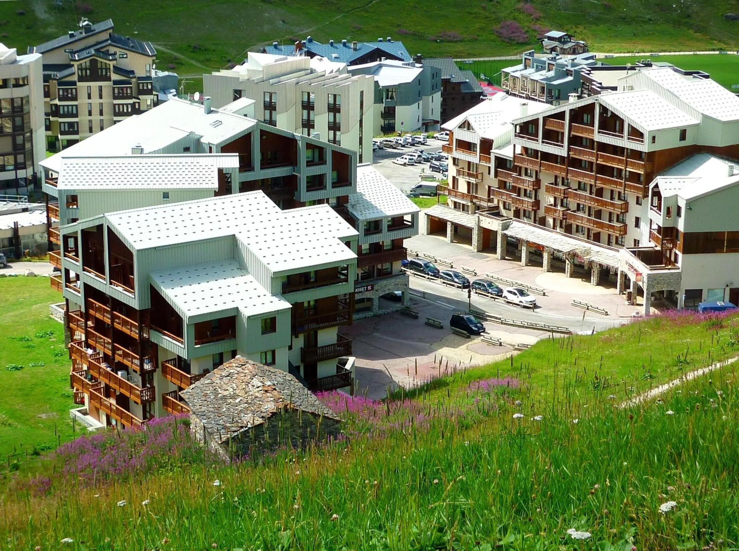 Bird's eye view in Résidence Odalys Le Hameau du Borsat