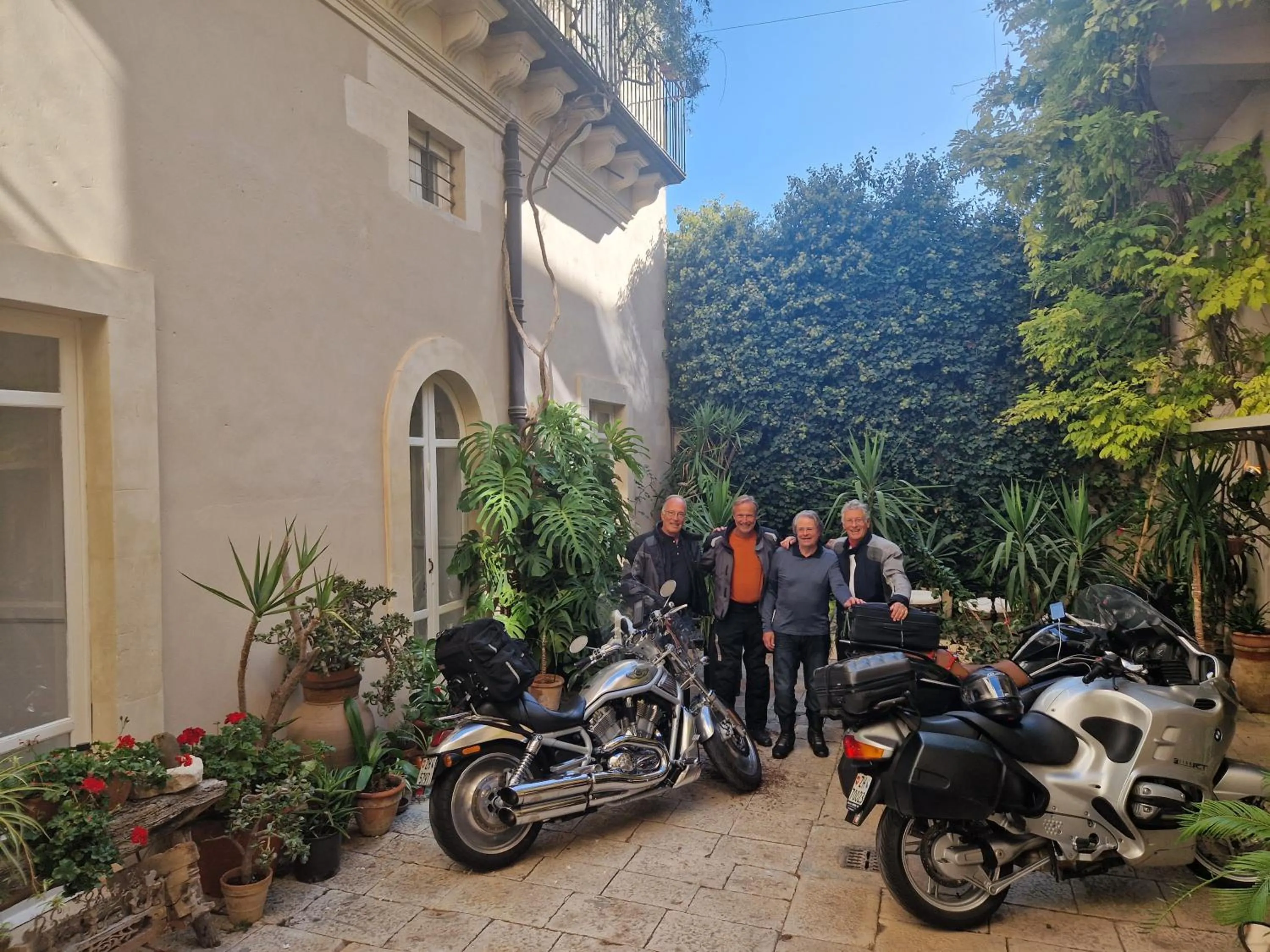 group of guests in Palazzo Degli Antoci