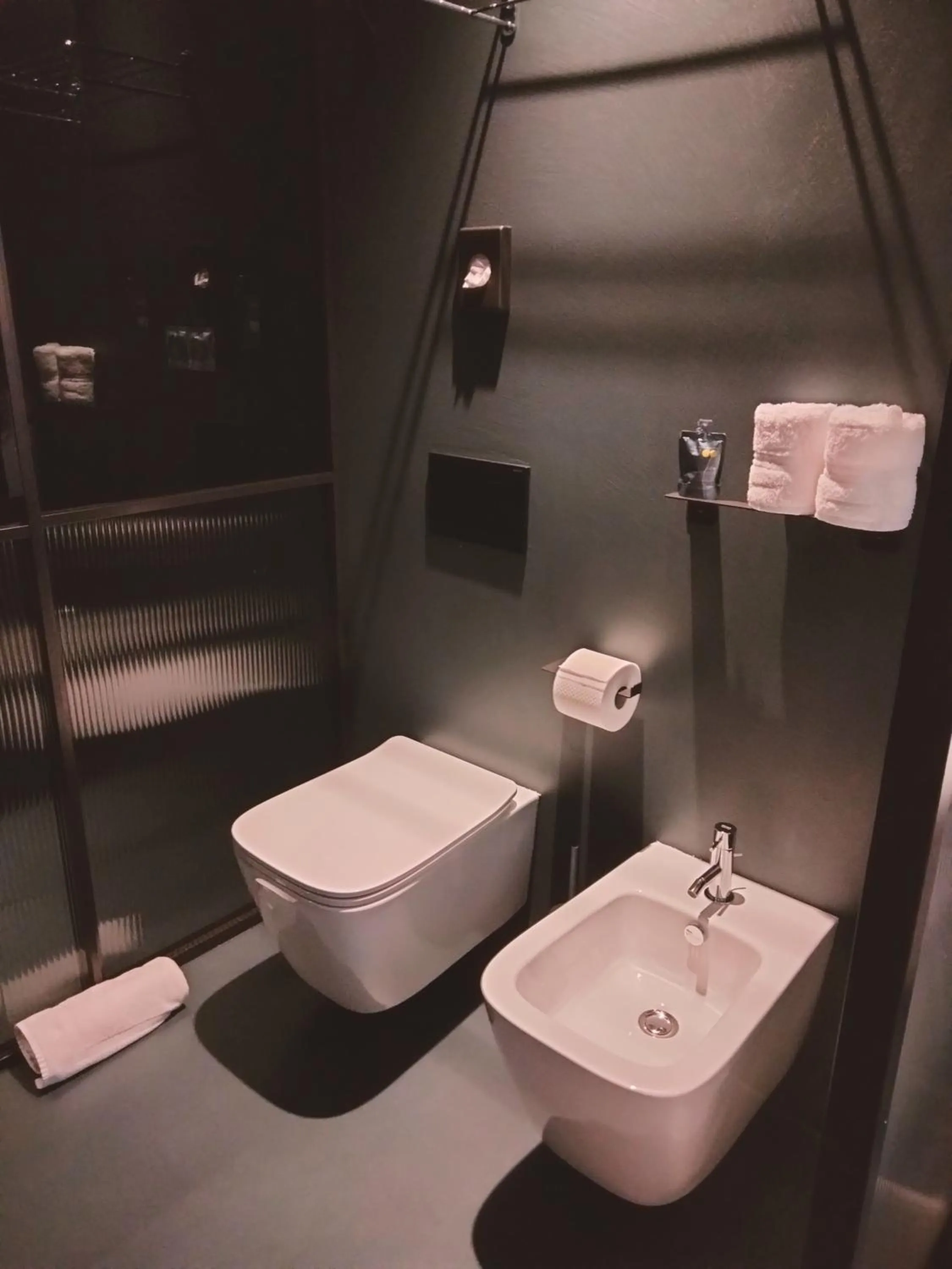 Toilet in Hotel Ristorante Al Caminetto WorldHotels Crafted Adults Only