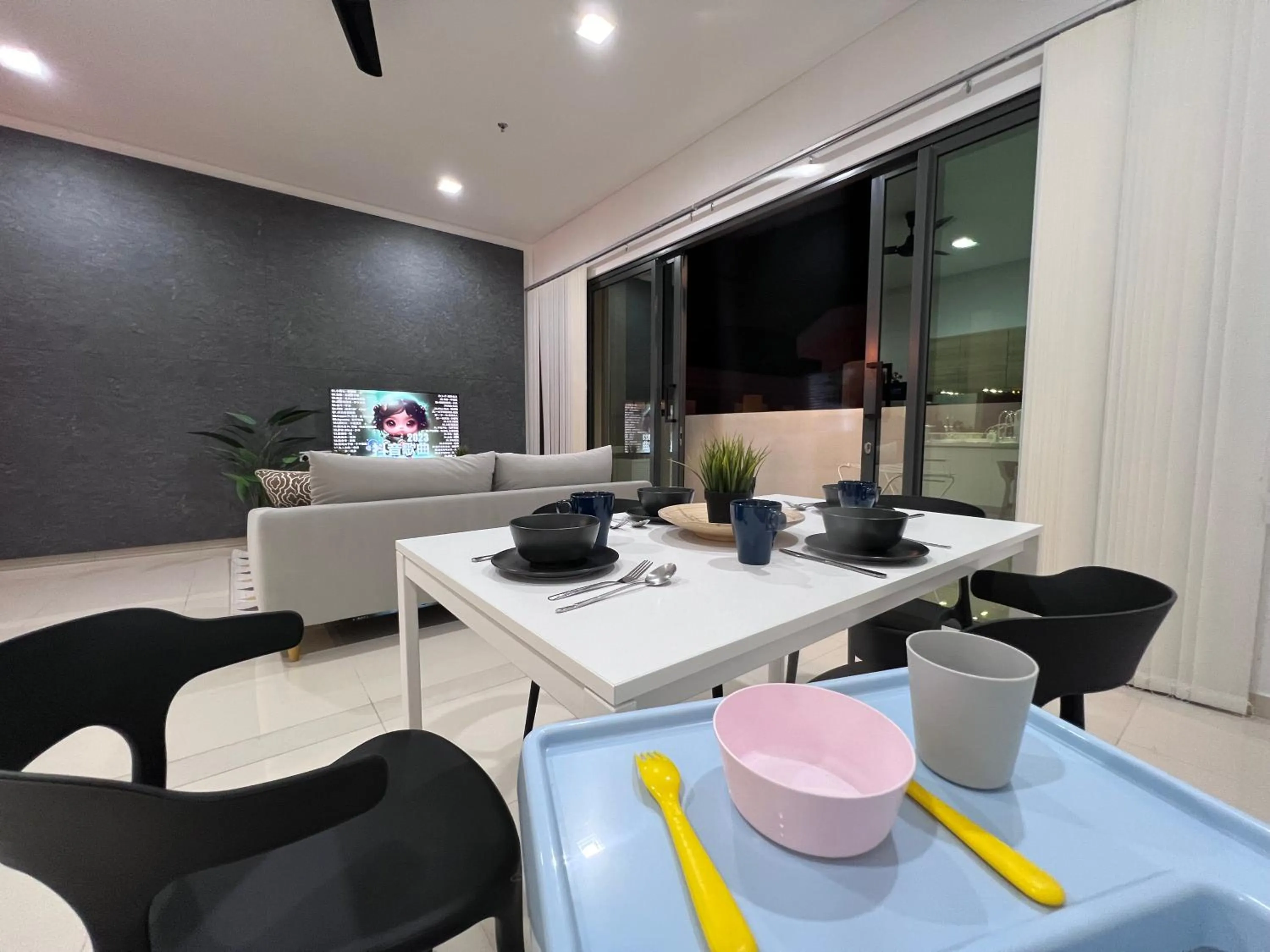 Living room in Plaza Arkadia Desa Parkcity by KLhomesweet